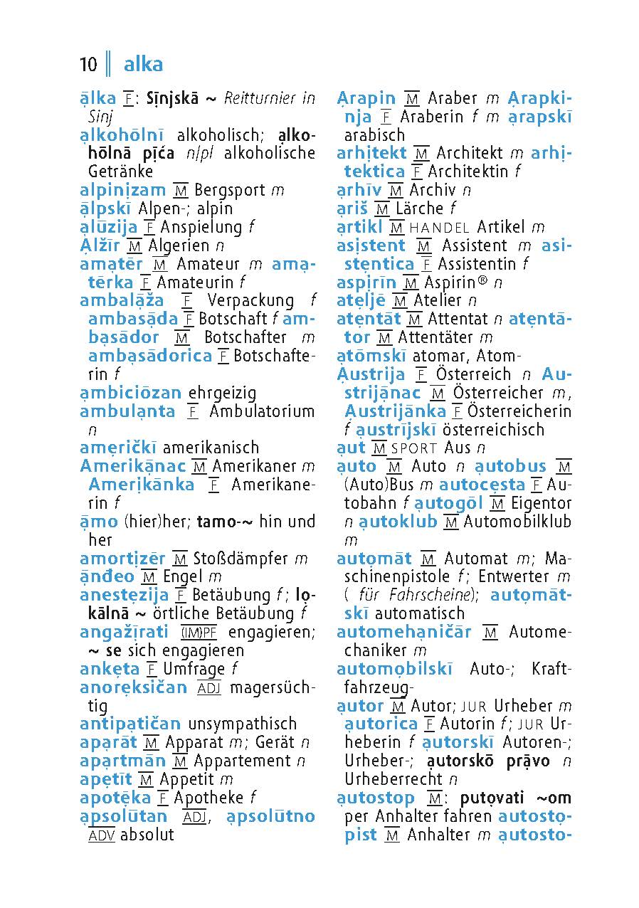 Langenscheidt Universal-Wörterbuch Kroatisch