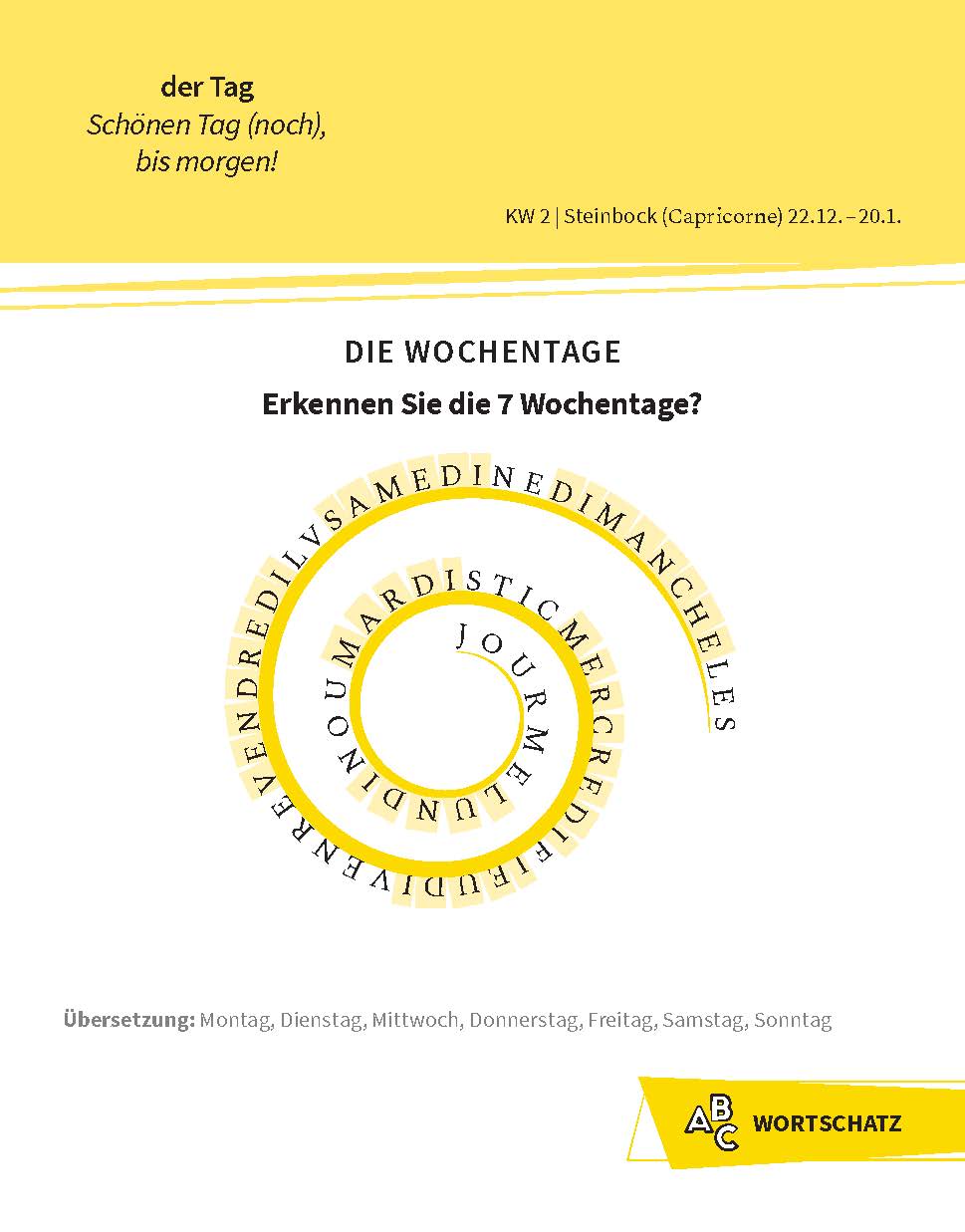 Langenscheidt Sprachkalender Französisch 2026