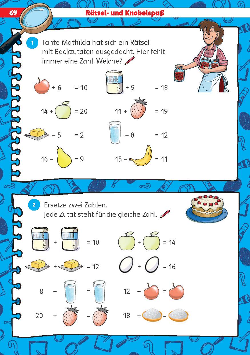 Die drei ??? Kids: Mein Matheblock 1. Klasse