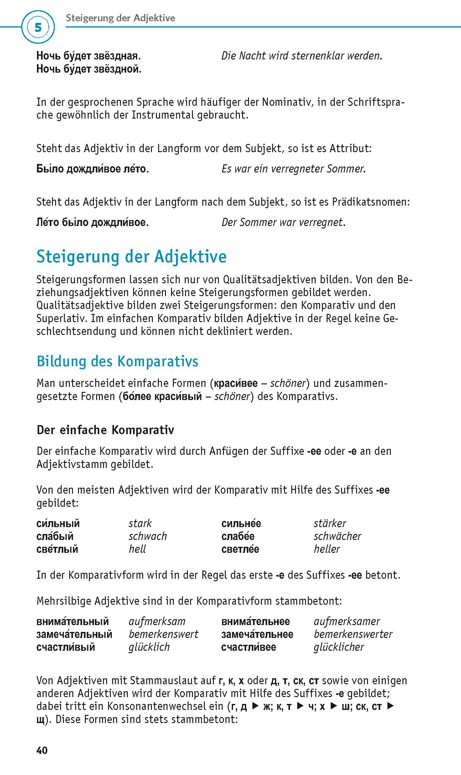 PONS Grammatik kurz und bündig Russisch