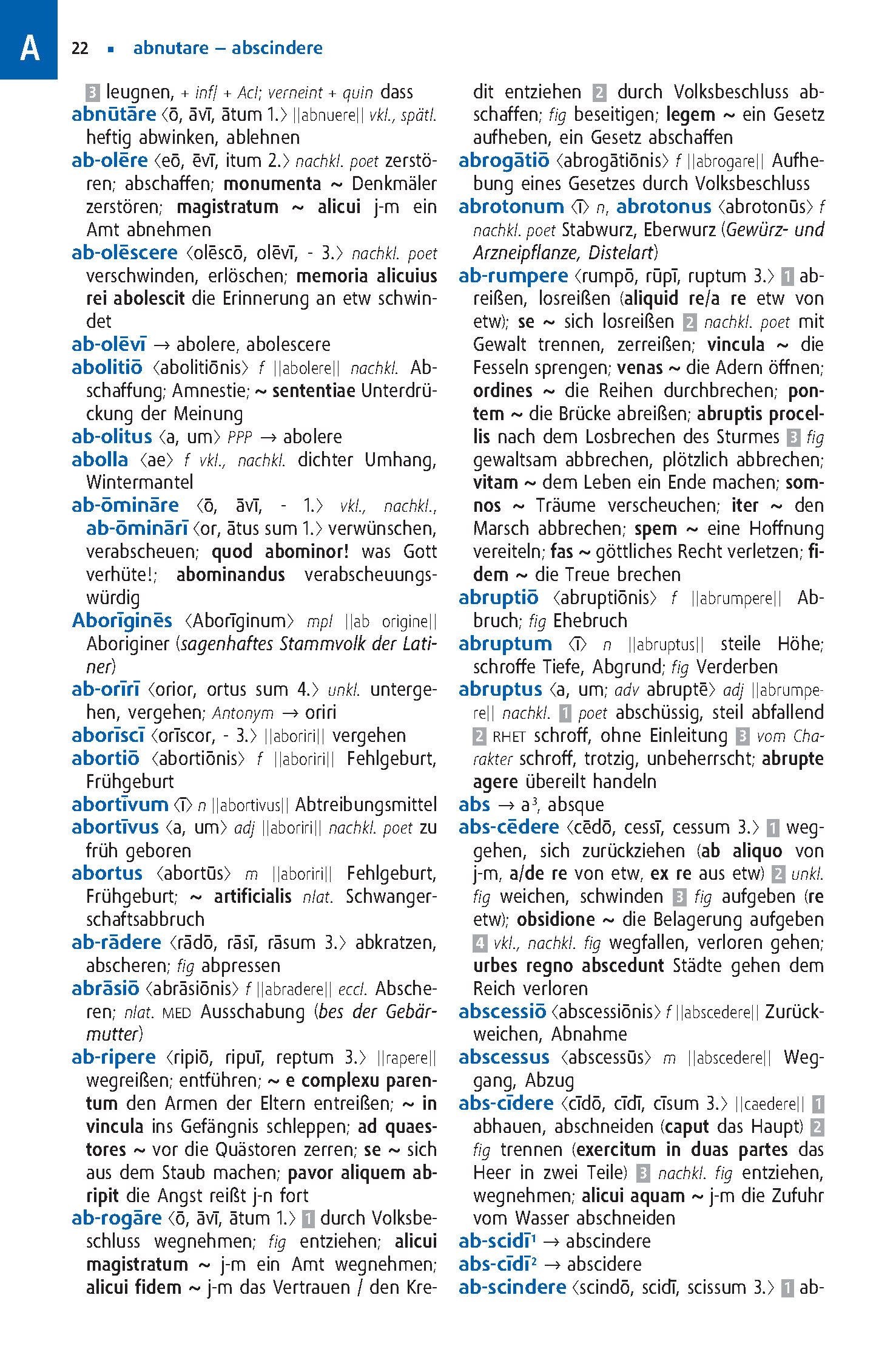 Langenscheidt Abitur-Wörterbuch Latein Klausurausgabe