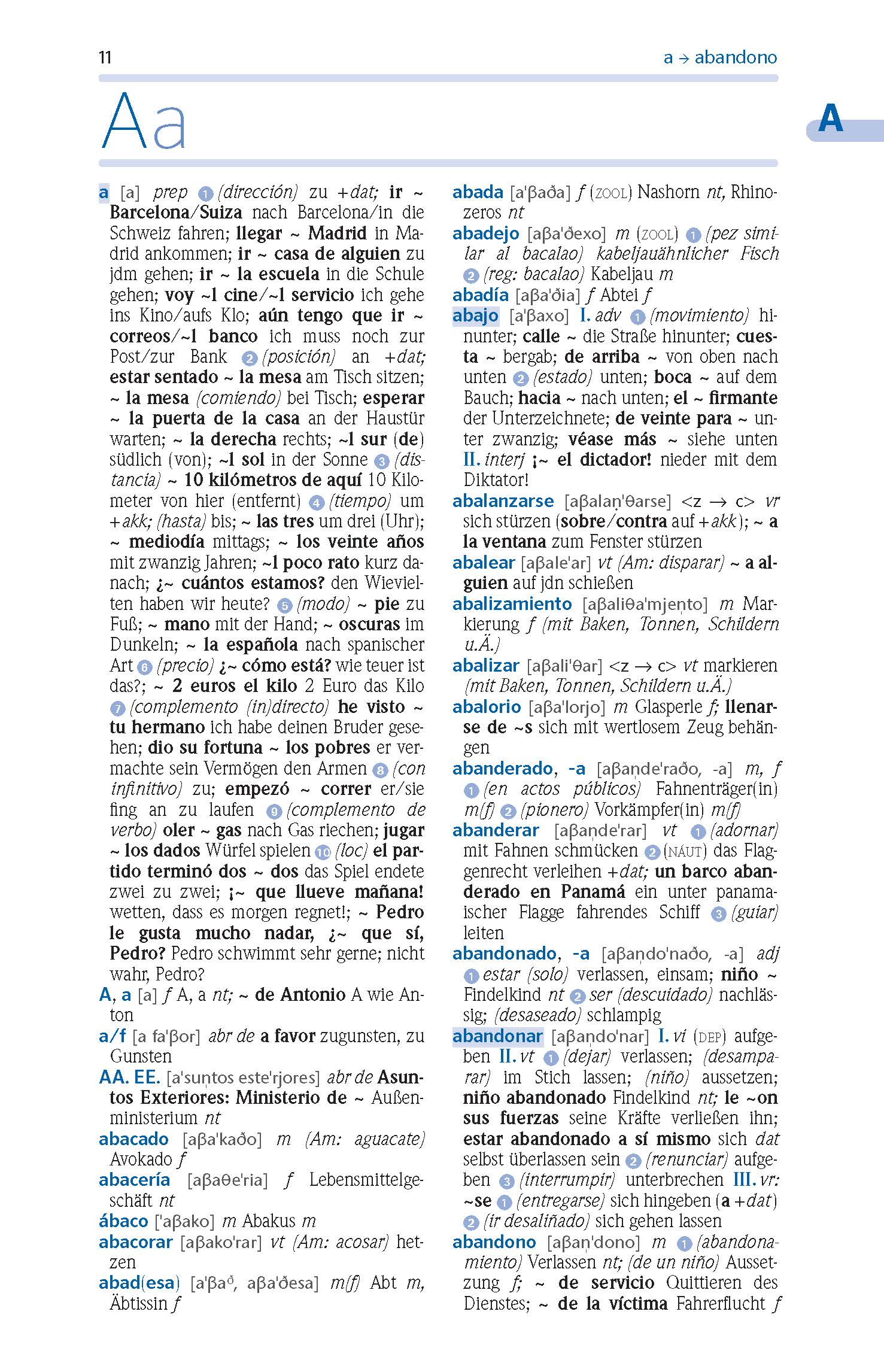 PONS Schülerwörterbuch Klausurausgabe Spanisch