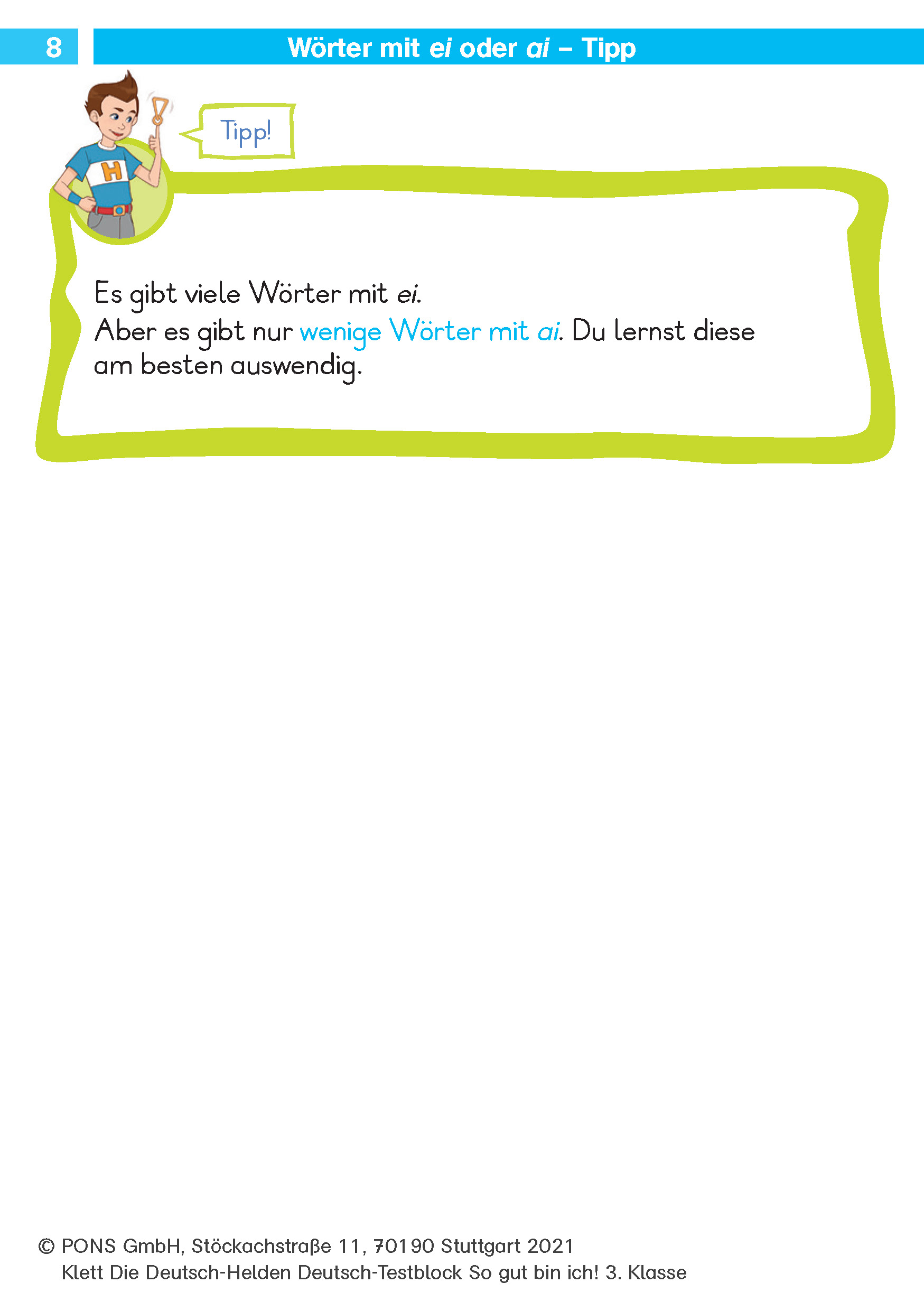 Klett Die Deutsch-Helden: Deutsch-Testblock So gut bin ich! 3. Klasse