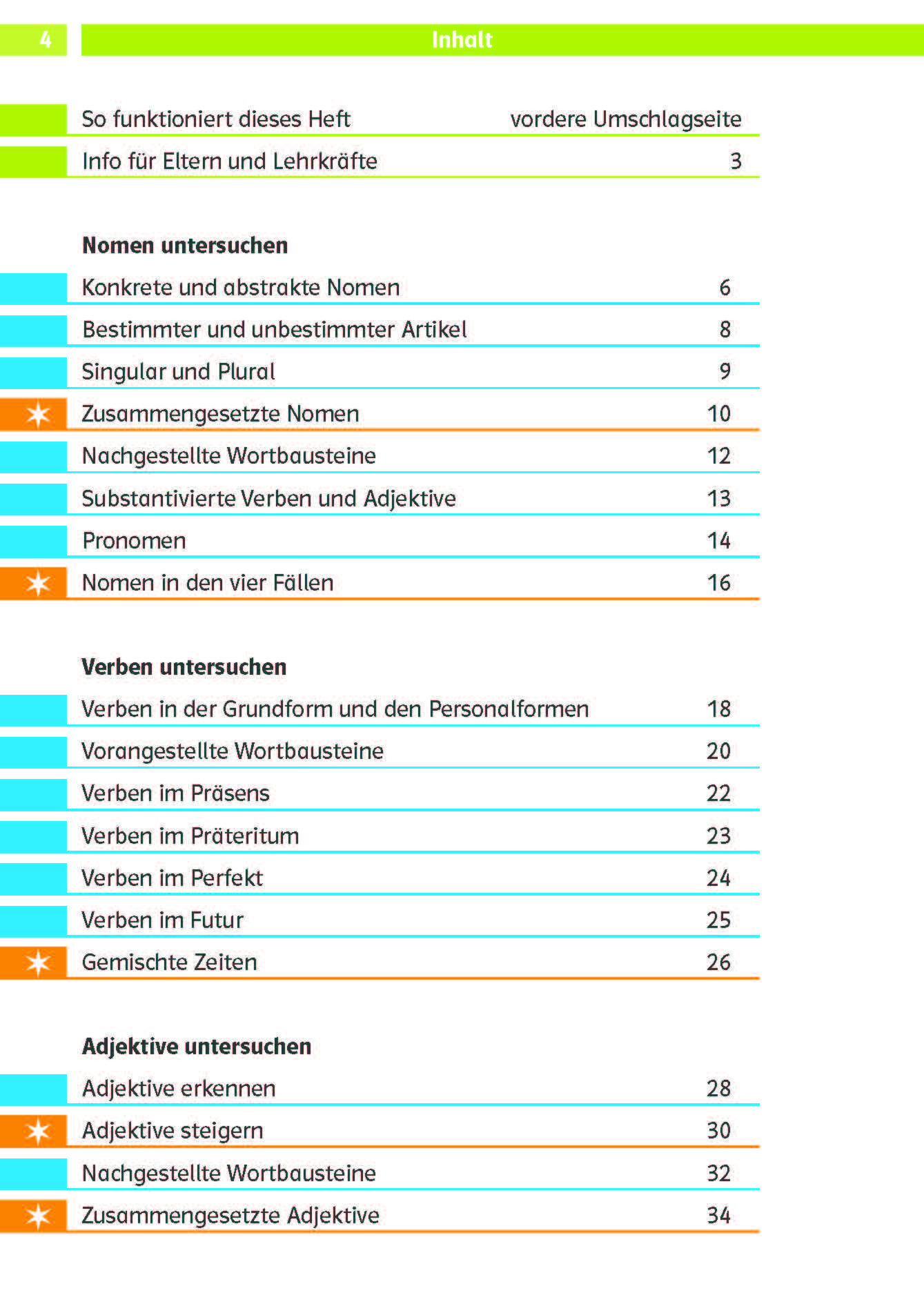Klett Die Deutsch-Helden: Grammatik 4. Klasse
