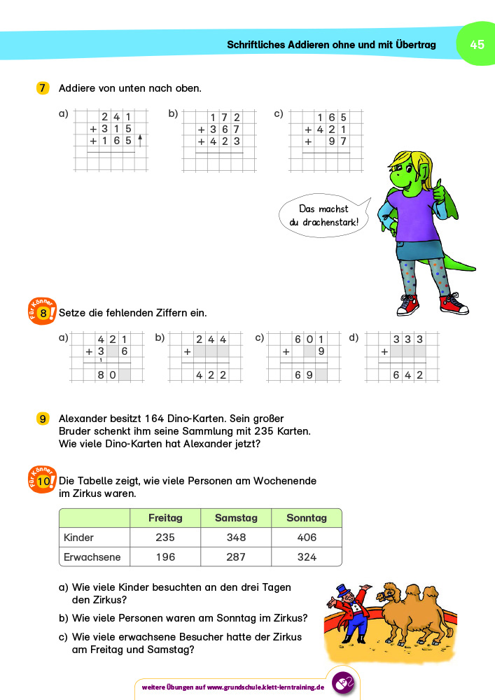 Klett Mein großes Trainingsbuch Mathematik 3. Klasse