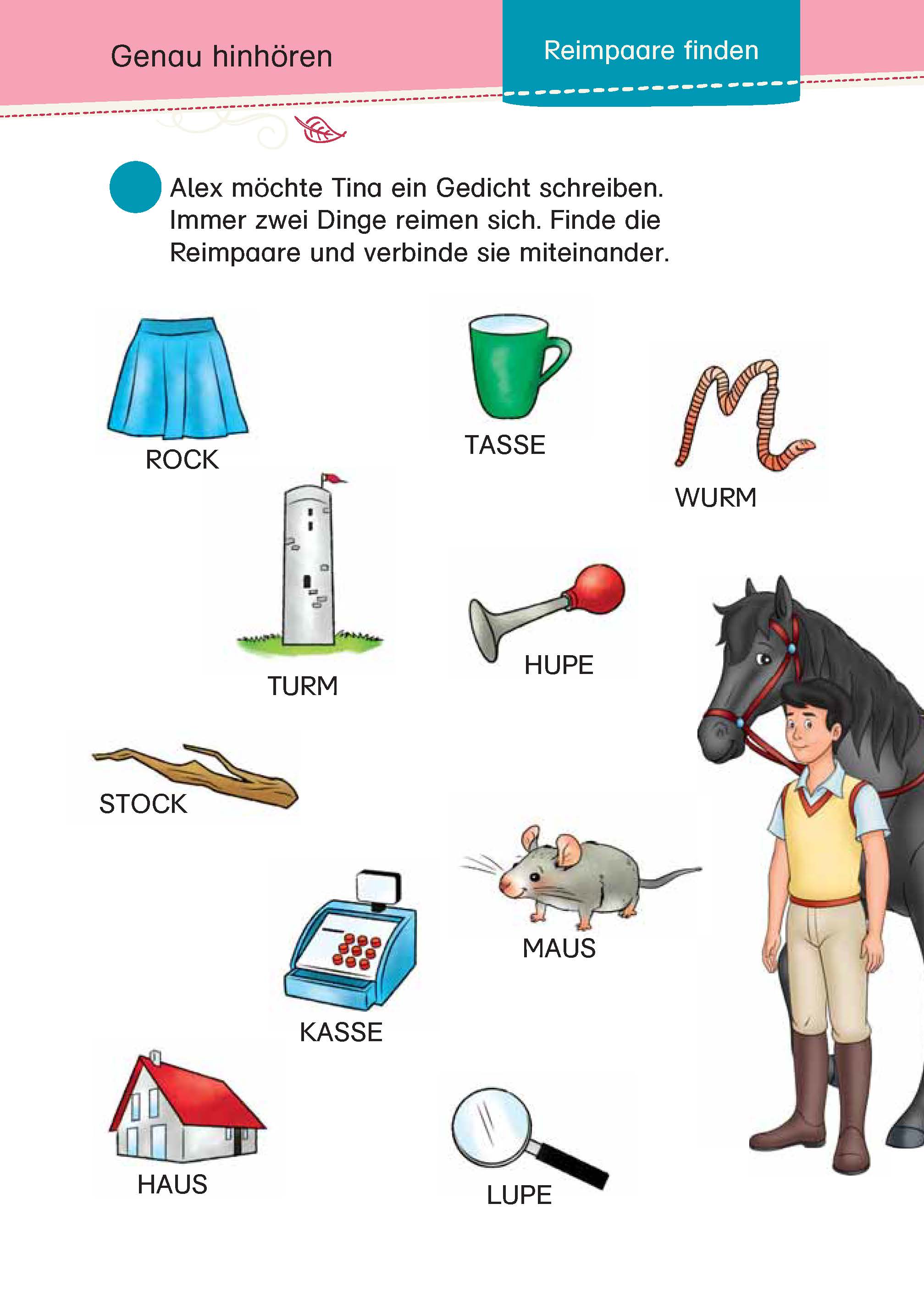 Bibi & Tina: Mein Schulstart-Block Konzentrations- und Denkspiele