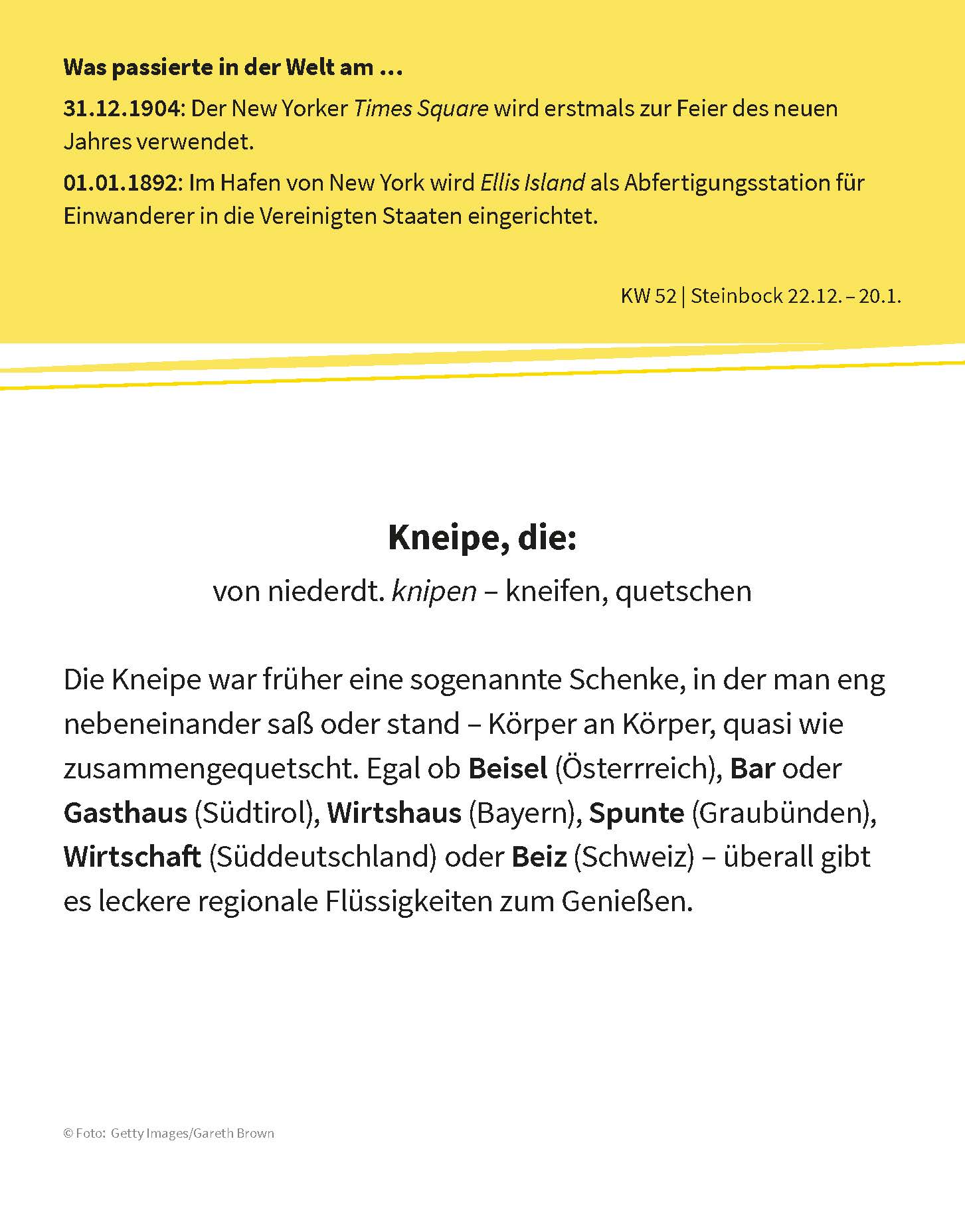 Langenscheidt Sprachkalender Dialekte 2023