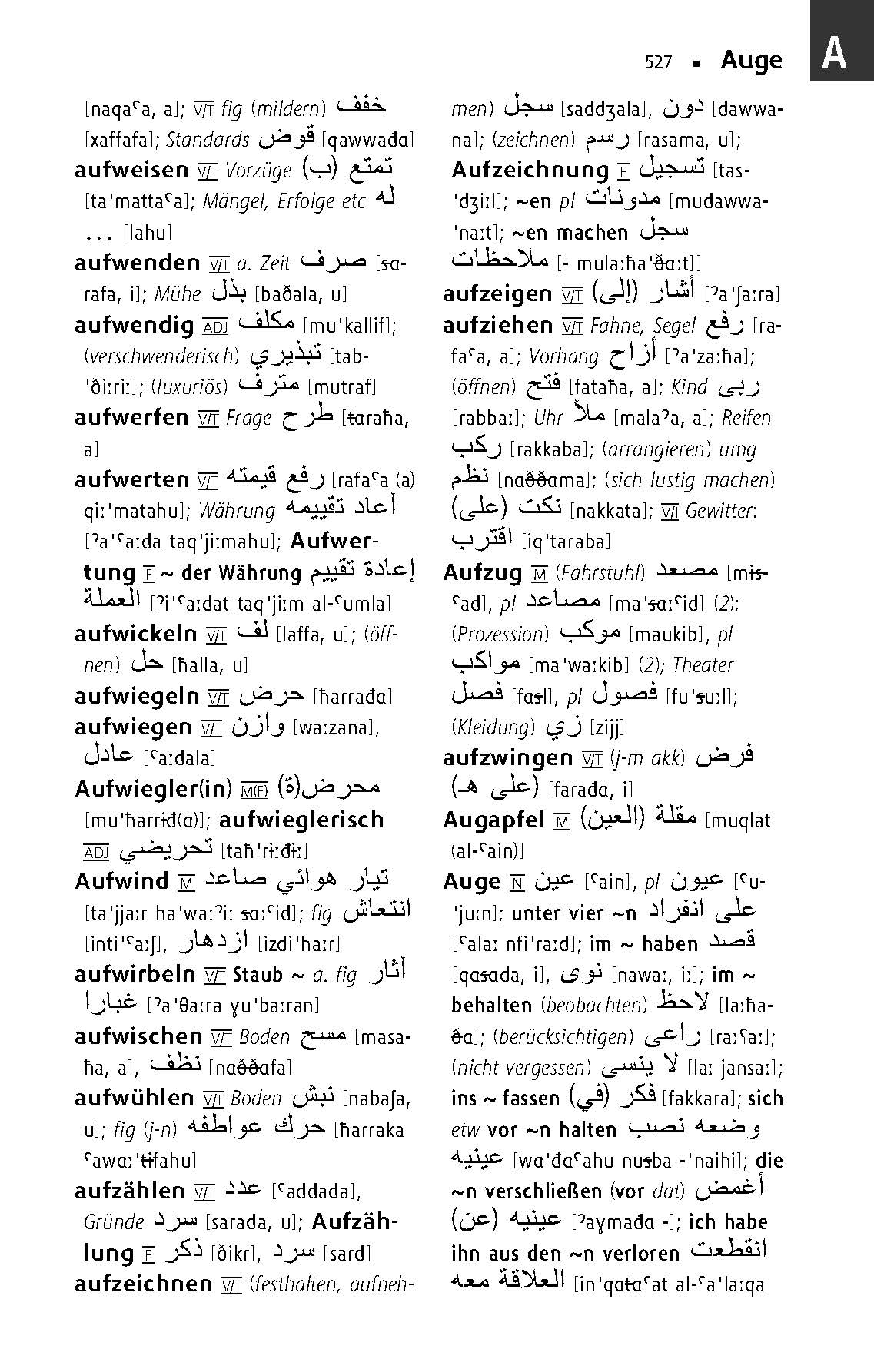 Langenscheidt Taschenwörterbuch Arabisch