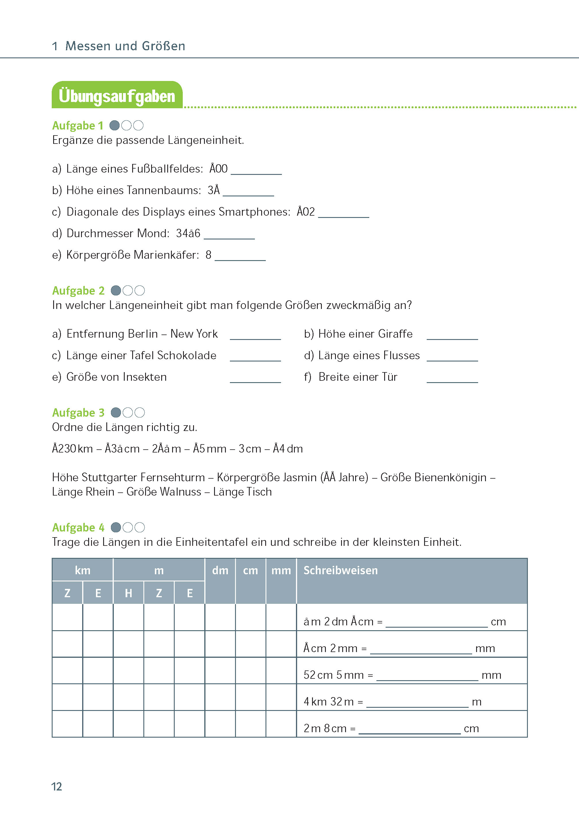 Klett Ich kann Mathe Rechnen mit Größen 5./6. Klasse