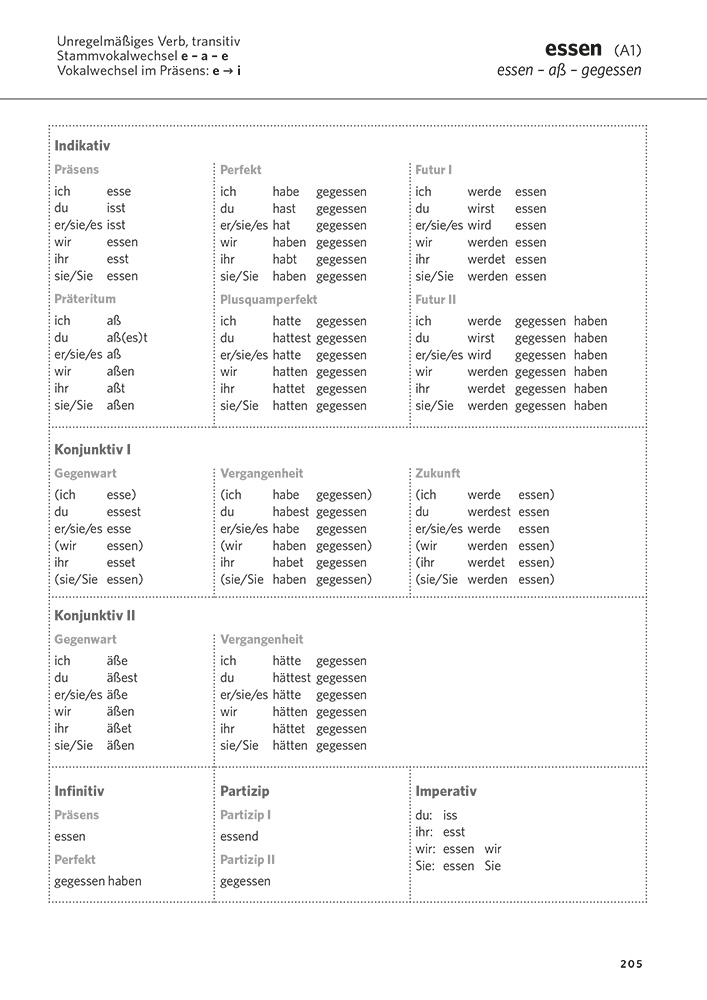 PONS Das große Buch der Verben Deutsch als Fremdsprache