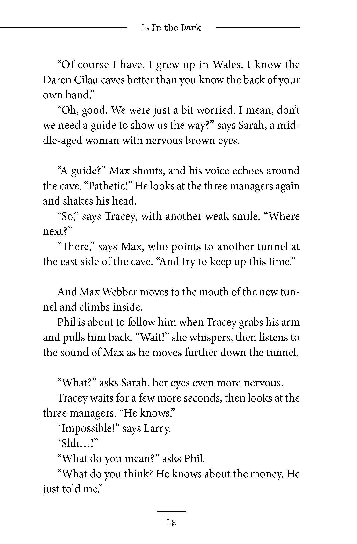 Langenscheidt Krimi zweisprachig Englisch - In the Dark - Im Dunkeln (A1/A2)