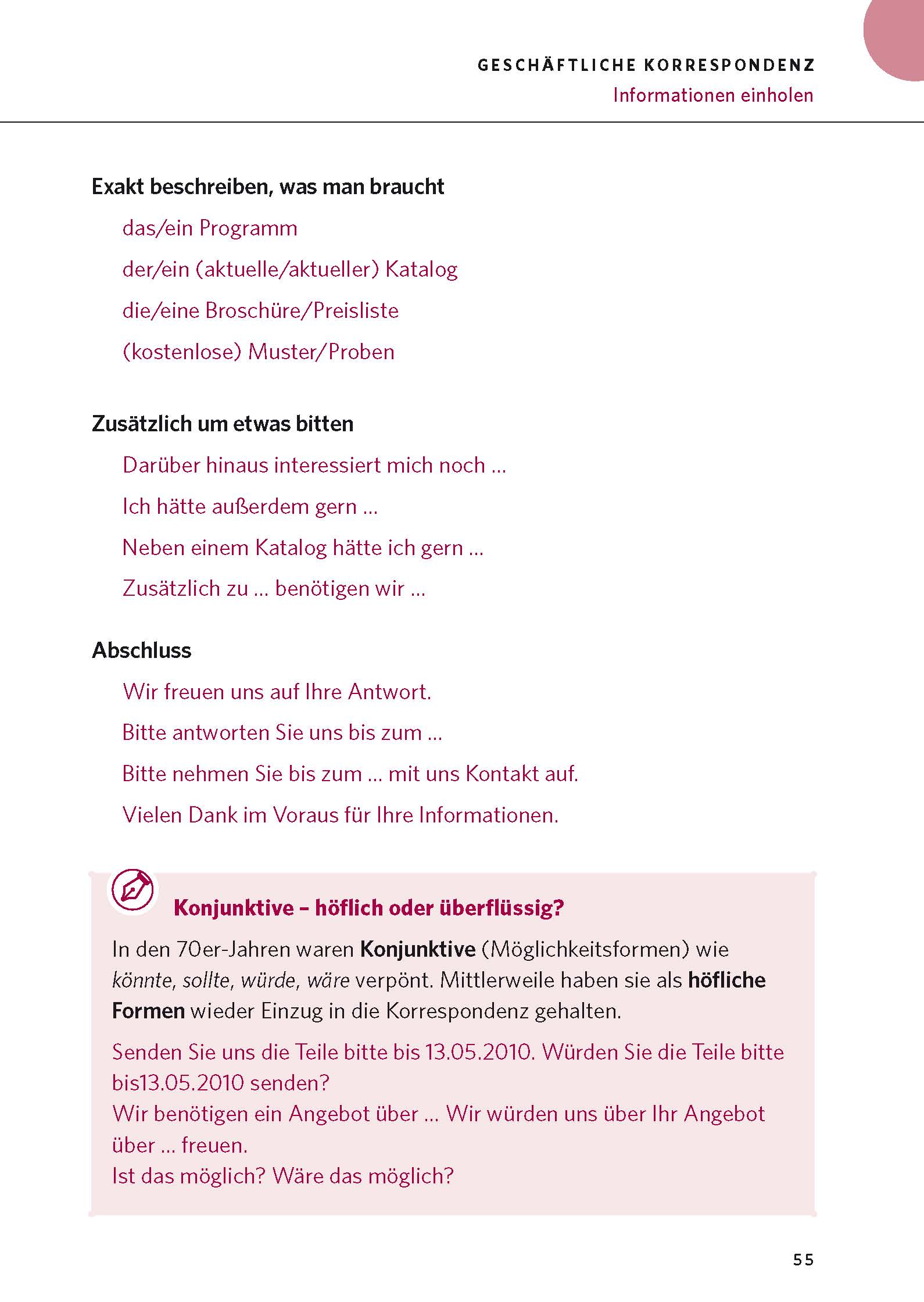 PONS Briefe, E-Mails & Bewerbungen