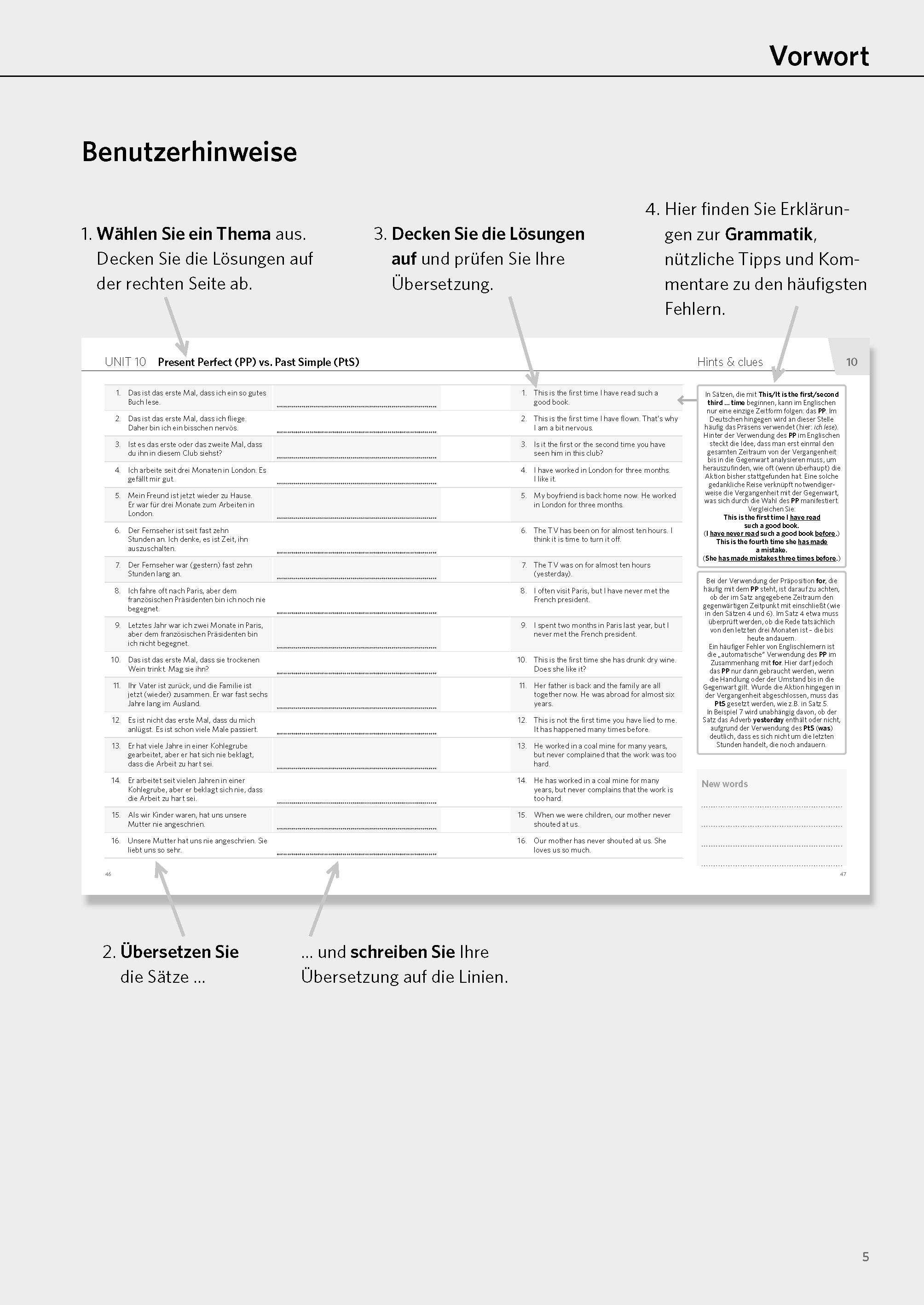 PONS Satz für Satz Englisch Zeiten und Tenses