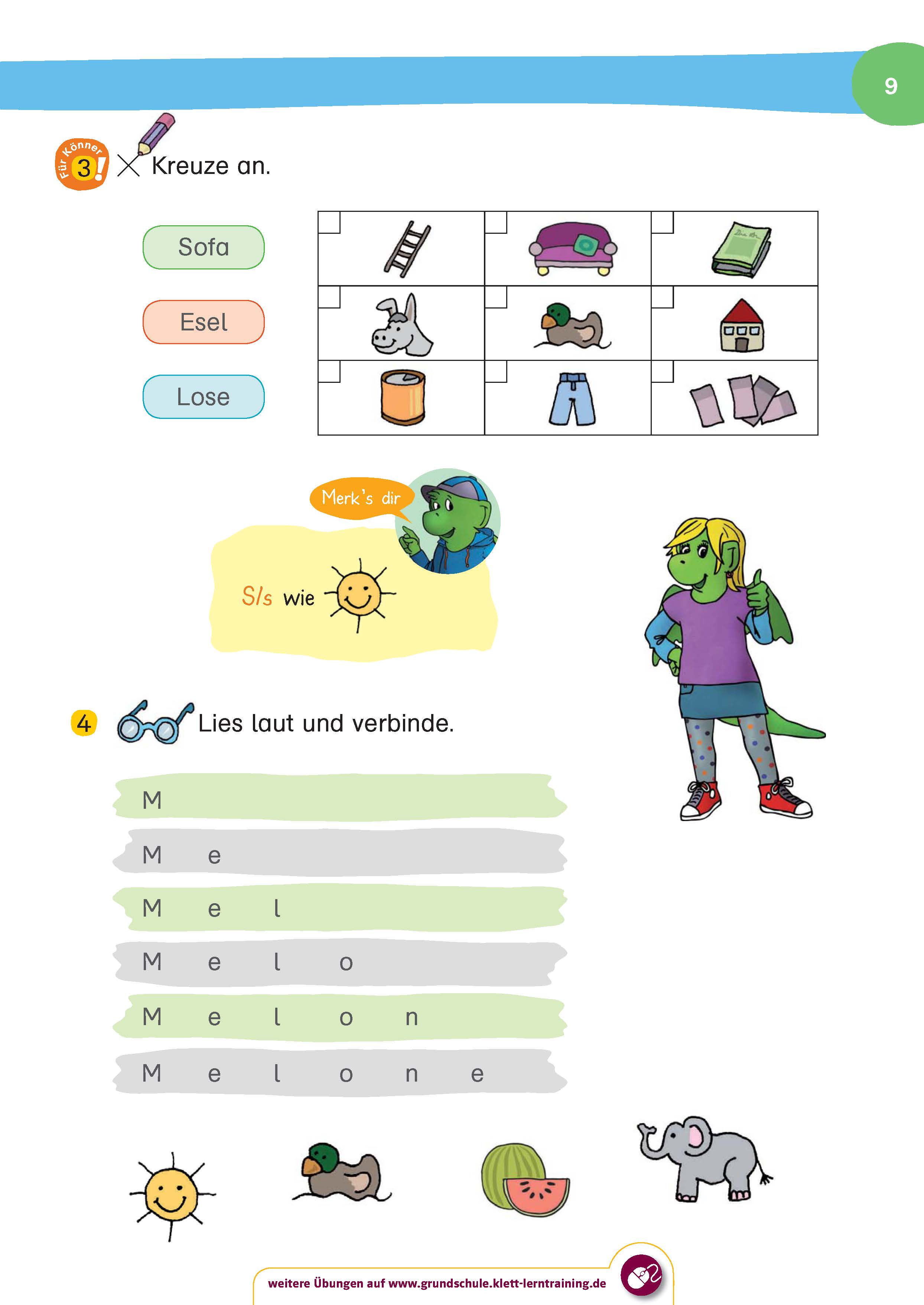 Klett So werde ich spitze! Deutsch, Lesen und Rechtschreiben 1. Klasse
