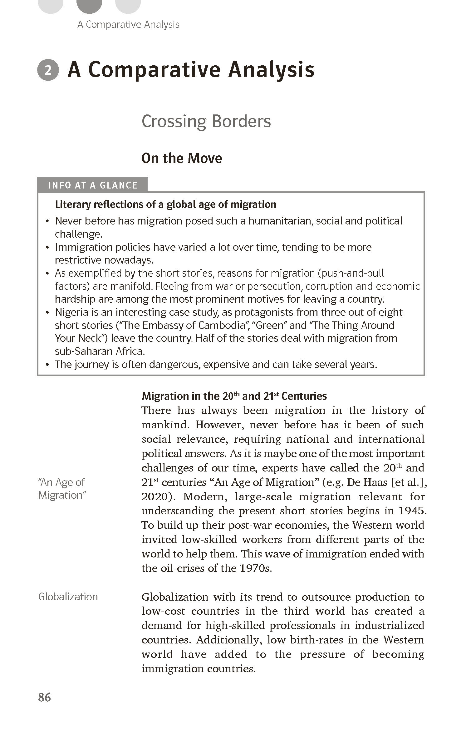 Klett Lektürehilfen Crossing Borders - Stories of Migration and Cultural Identity