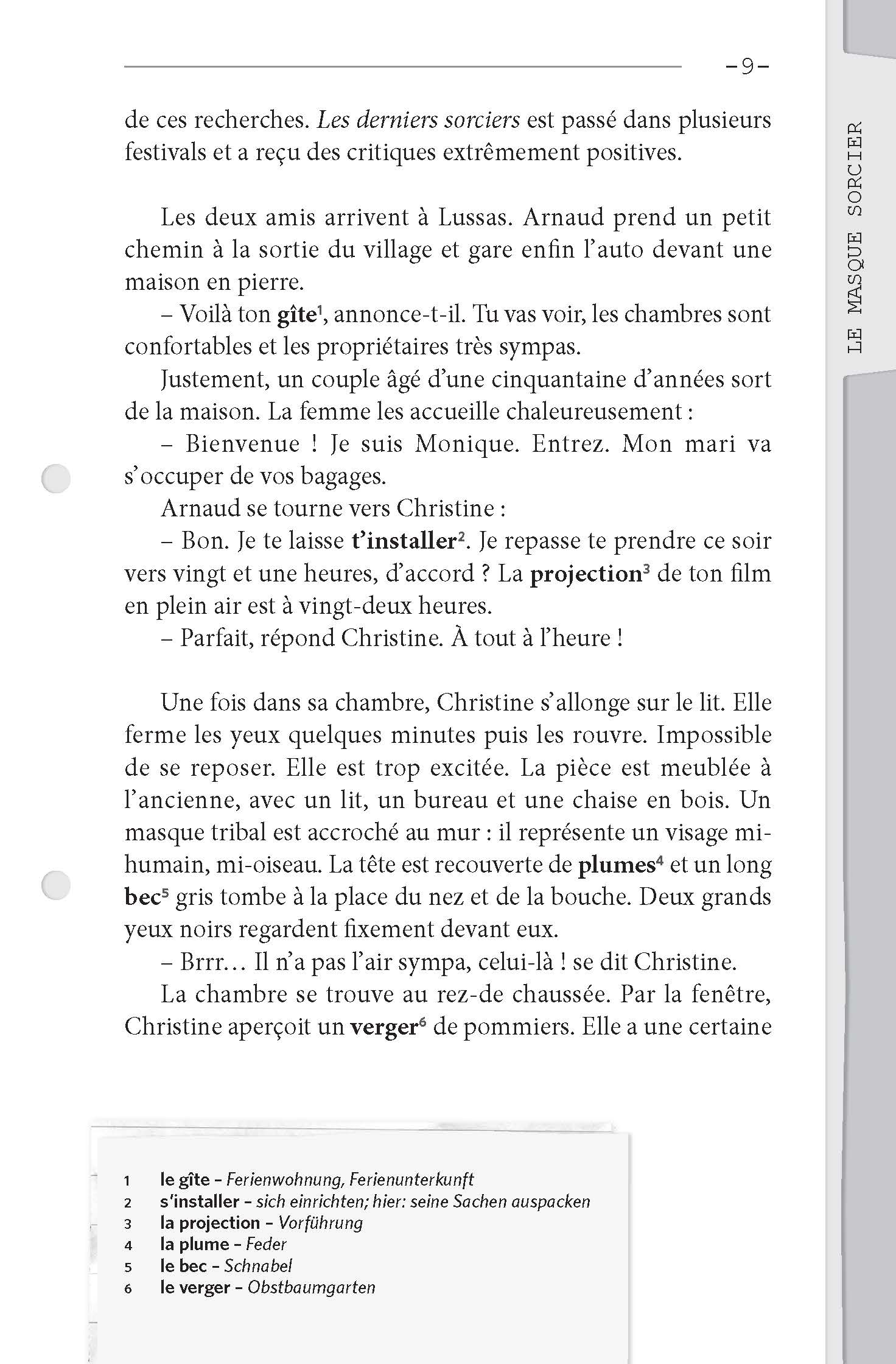 PONS Kurzkrimi Französisch - Le masque sorcier