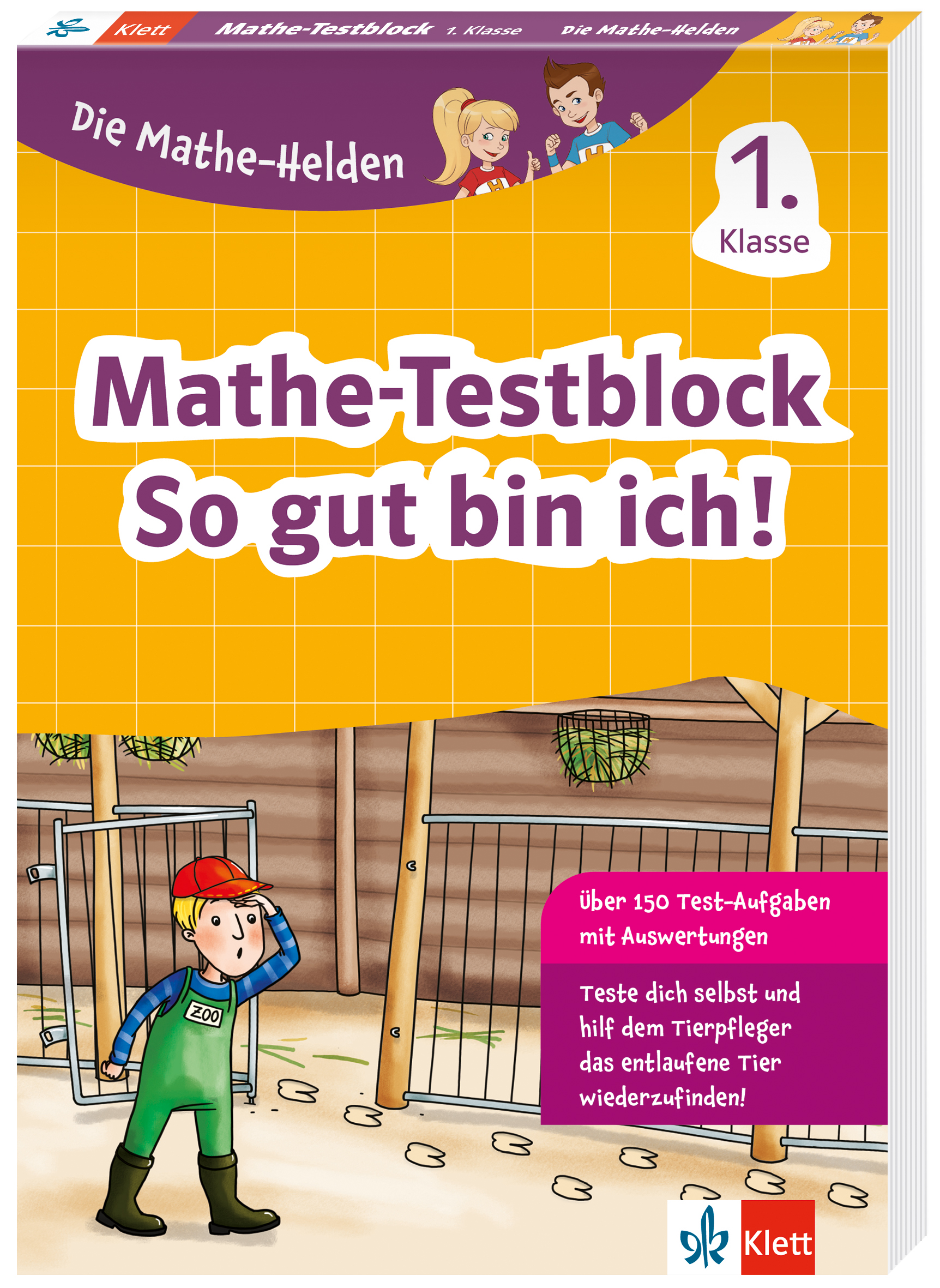 Klett Die Mathe-Helden: Mathe-Testblock So gut bin ich! 1. Klasse