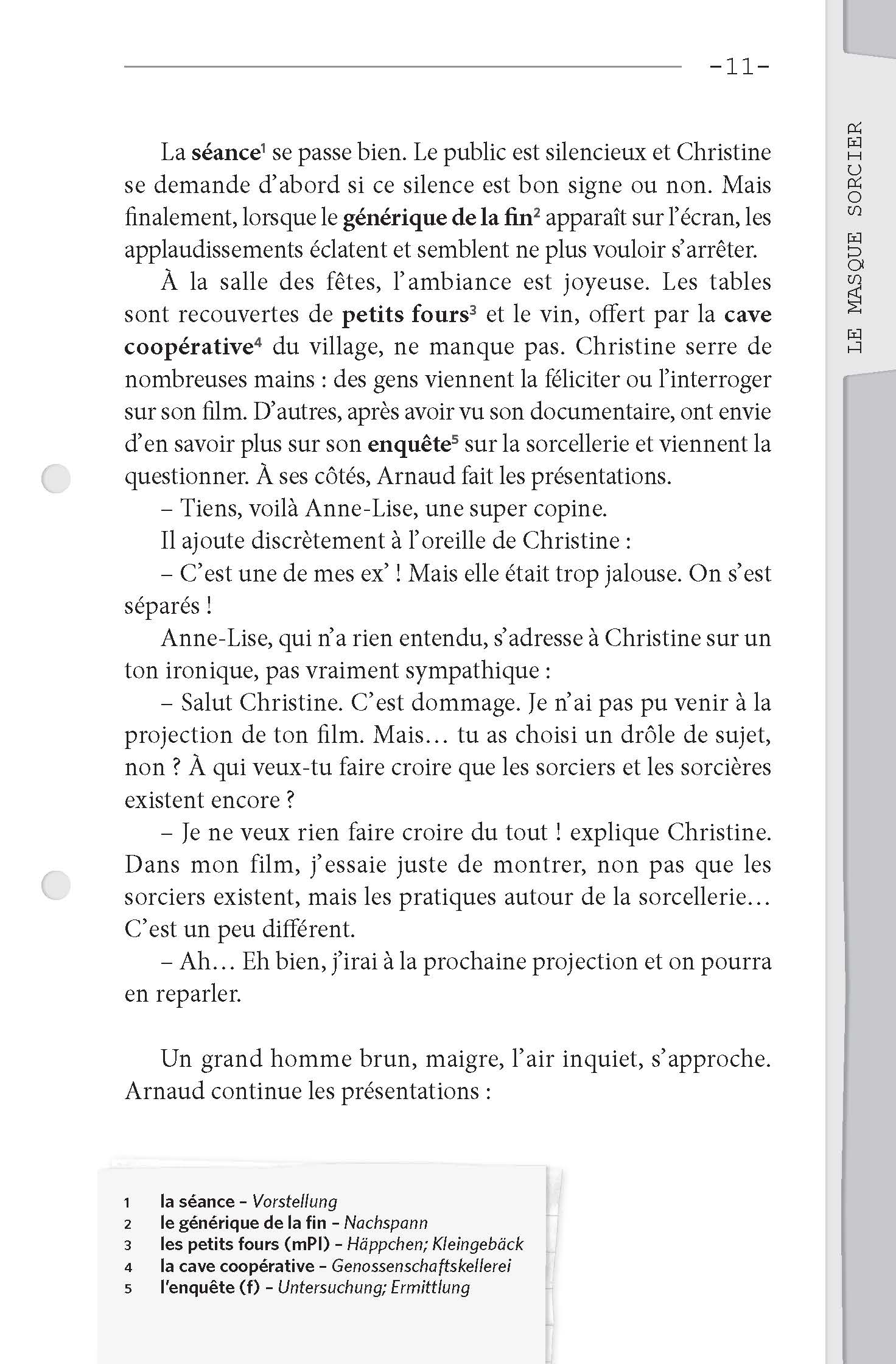 PONS Kurzkrimi Französisch - Le masque sorcier