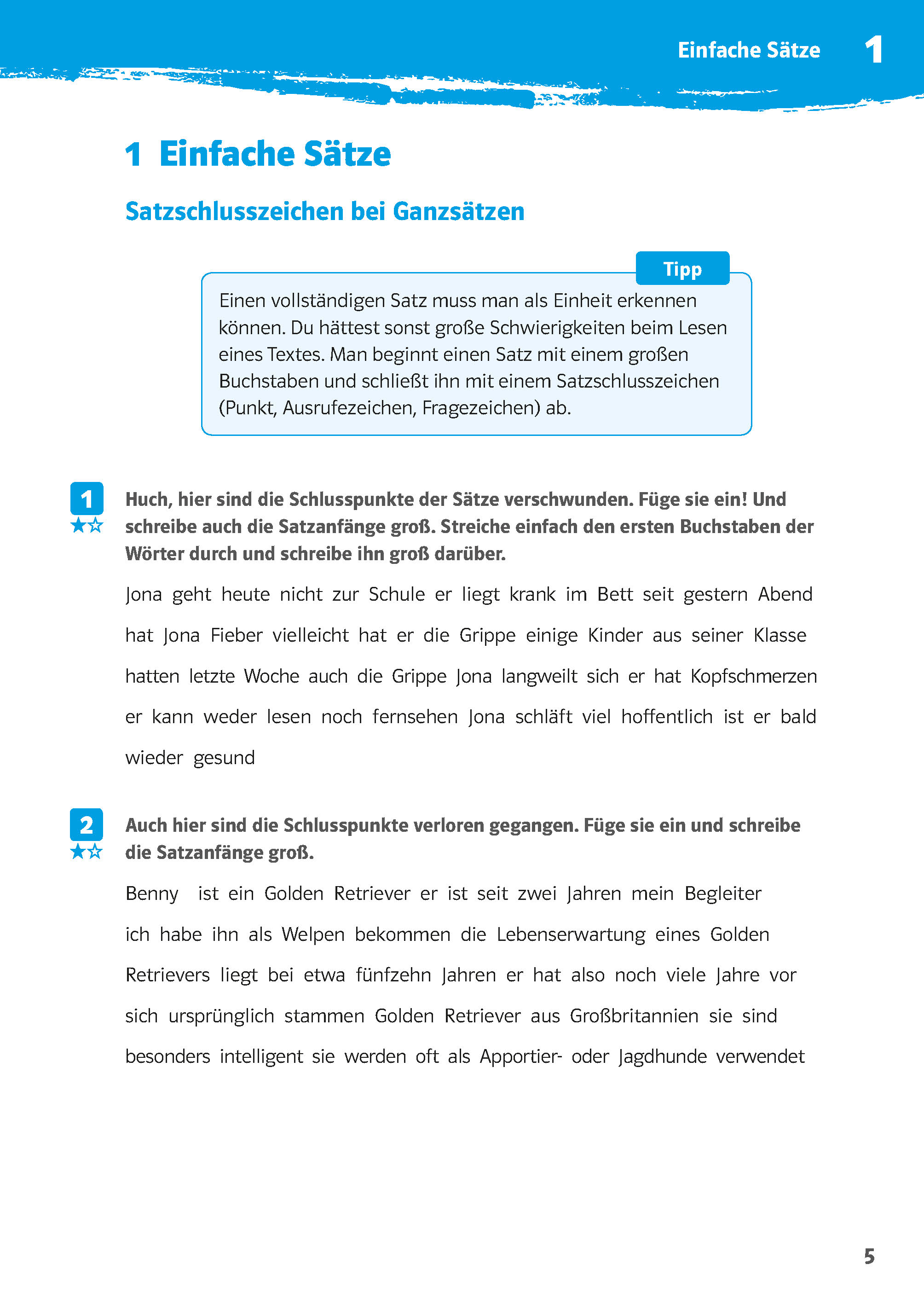 Klett 10-Minuten-Training Deutsch Rechtschreibung Zeichensetzung 5.-7. Klasse