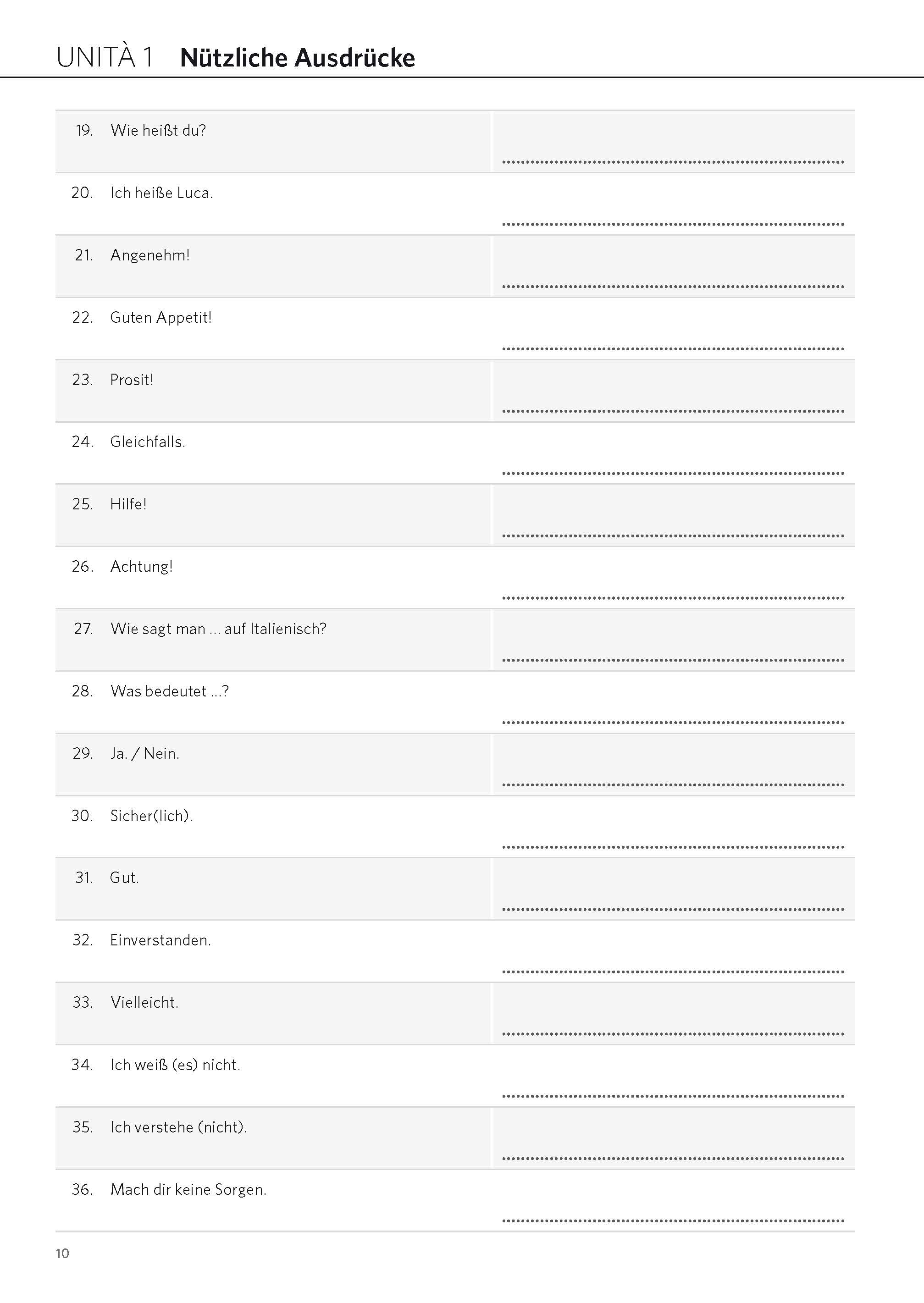 PONS Satz für Satz Italienisch A1