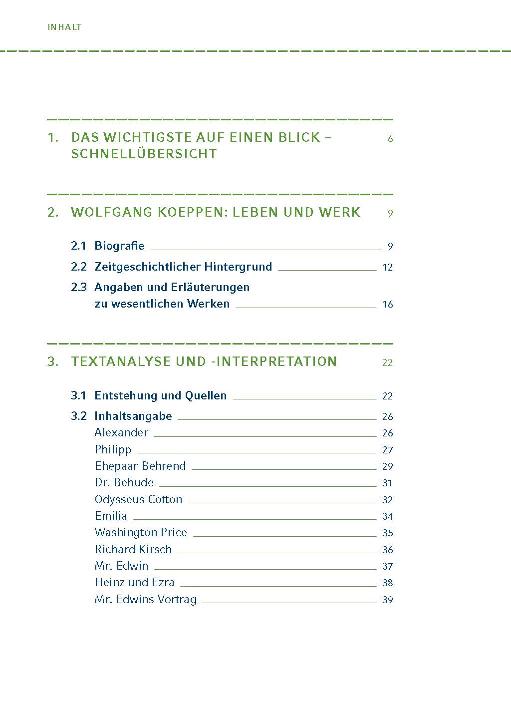 Tauben im Gras von Wolfgang Koeppen