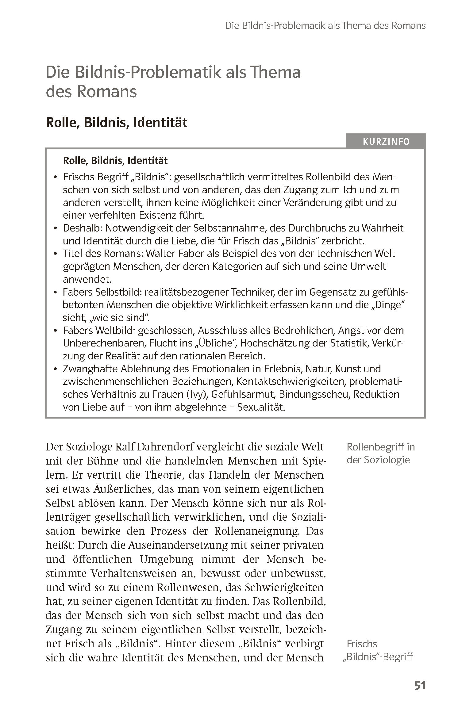 Klett Lektürehilfen Max Frisch, Homo faber