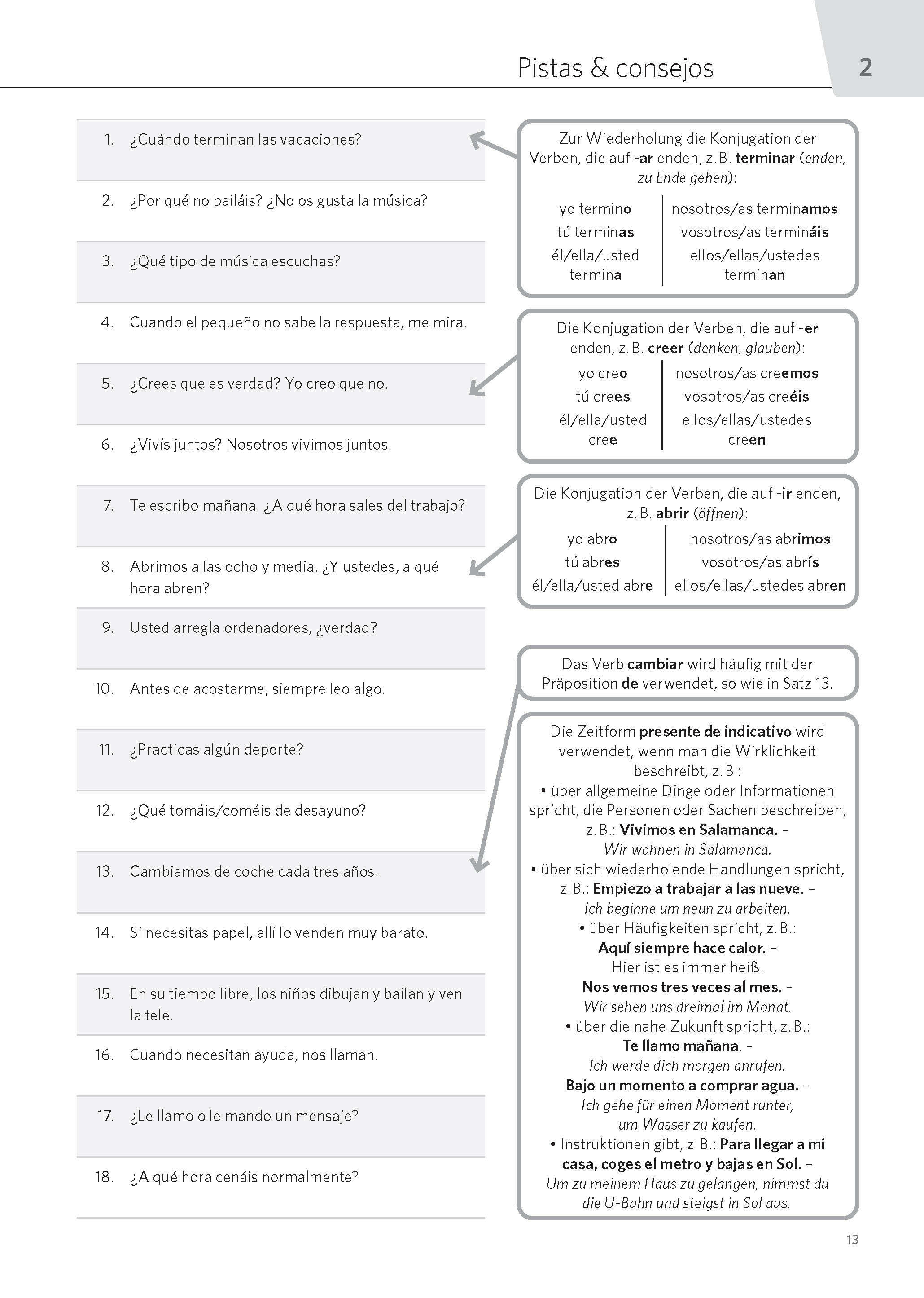PONS Satz für Satz Spanisch A2