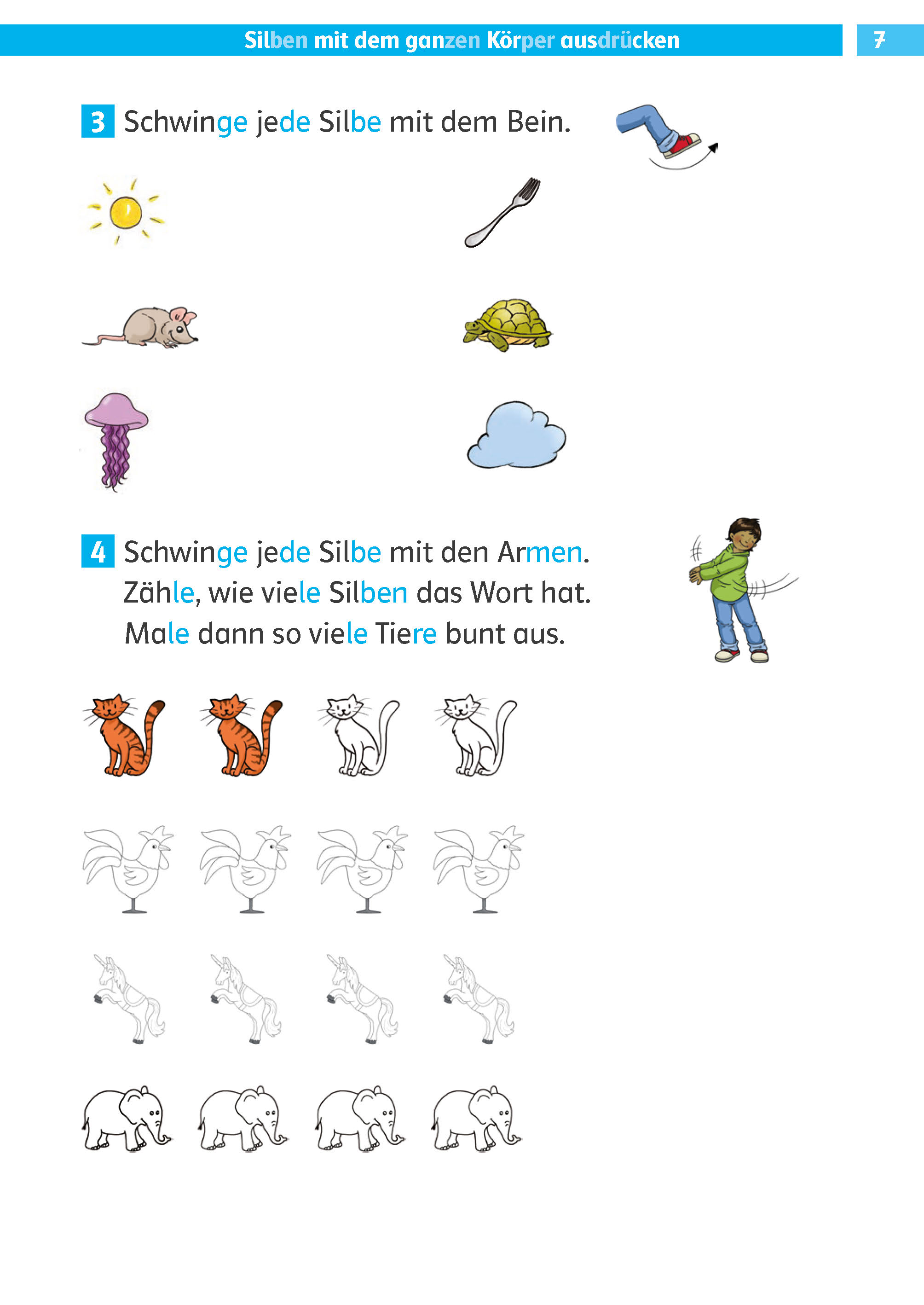 Klett Die Deutsch-Helden: Silben-Lesetraining 1. Klasse