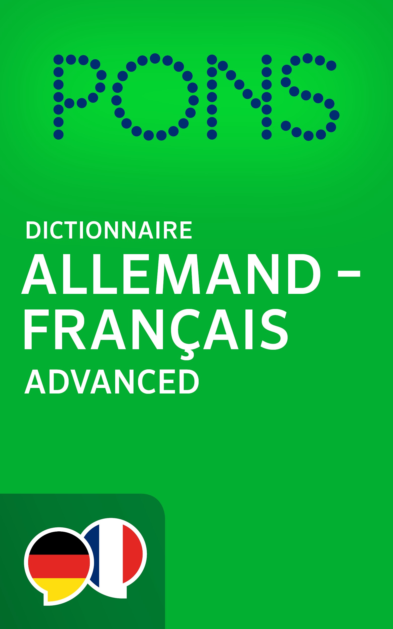E-Book: PONS Dictionnaire Allemand -> Français Advanced