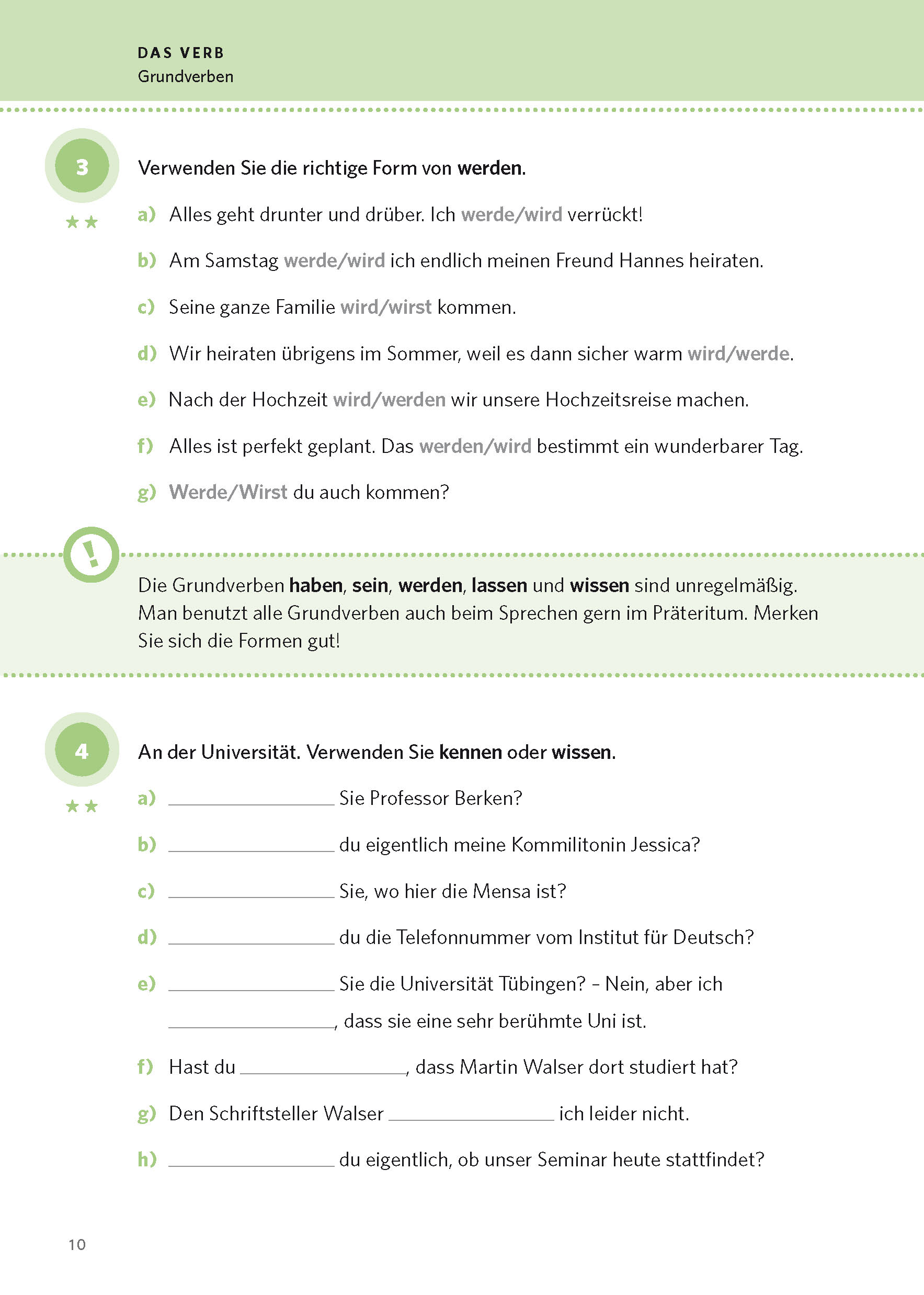 PONS 250 Grammatik-Übungen Deutsch als Fremdsprache