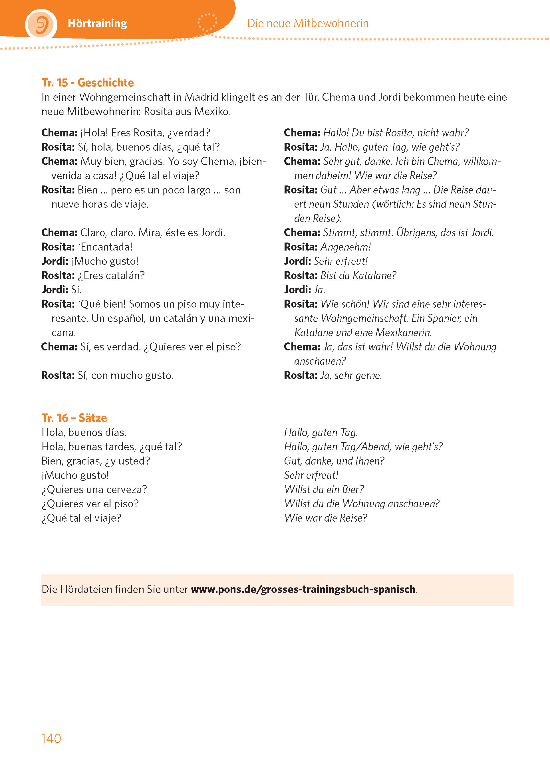 PONS Das große Trainingsbuch Spanisch