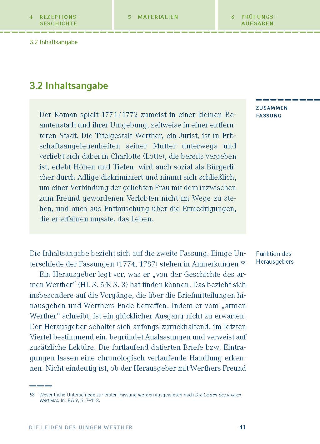 Die Leiden des jungen Werther von Johann Wolfgang von Goethe - Textanalyse und Interpretation