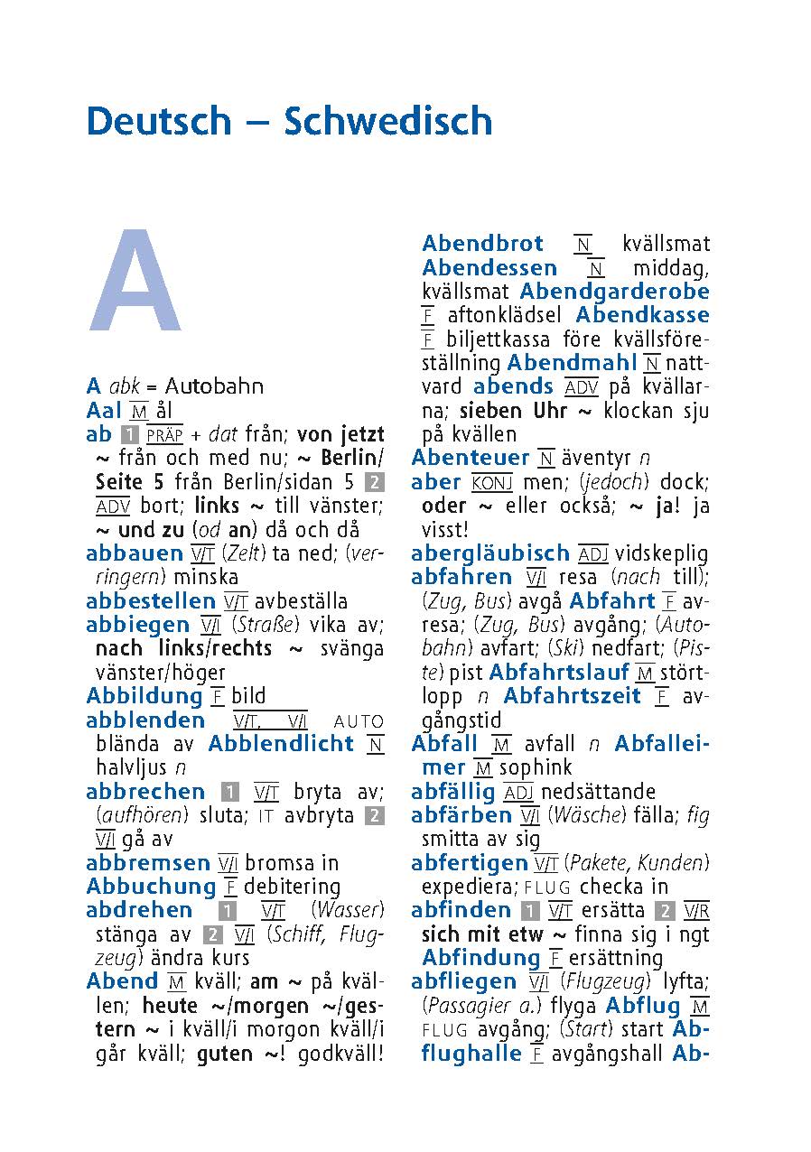 Langenscheidt Universal-Wörterbuch Schwedisch