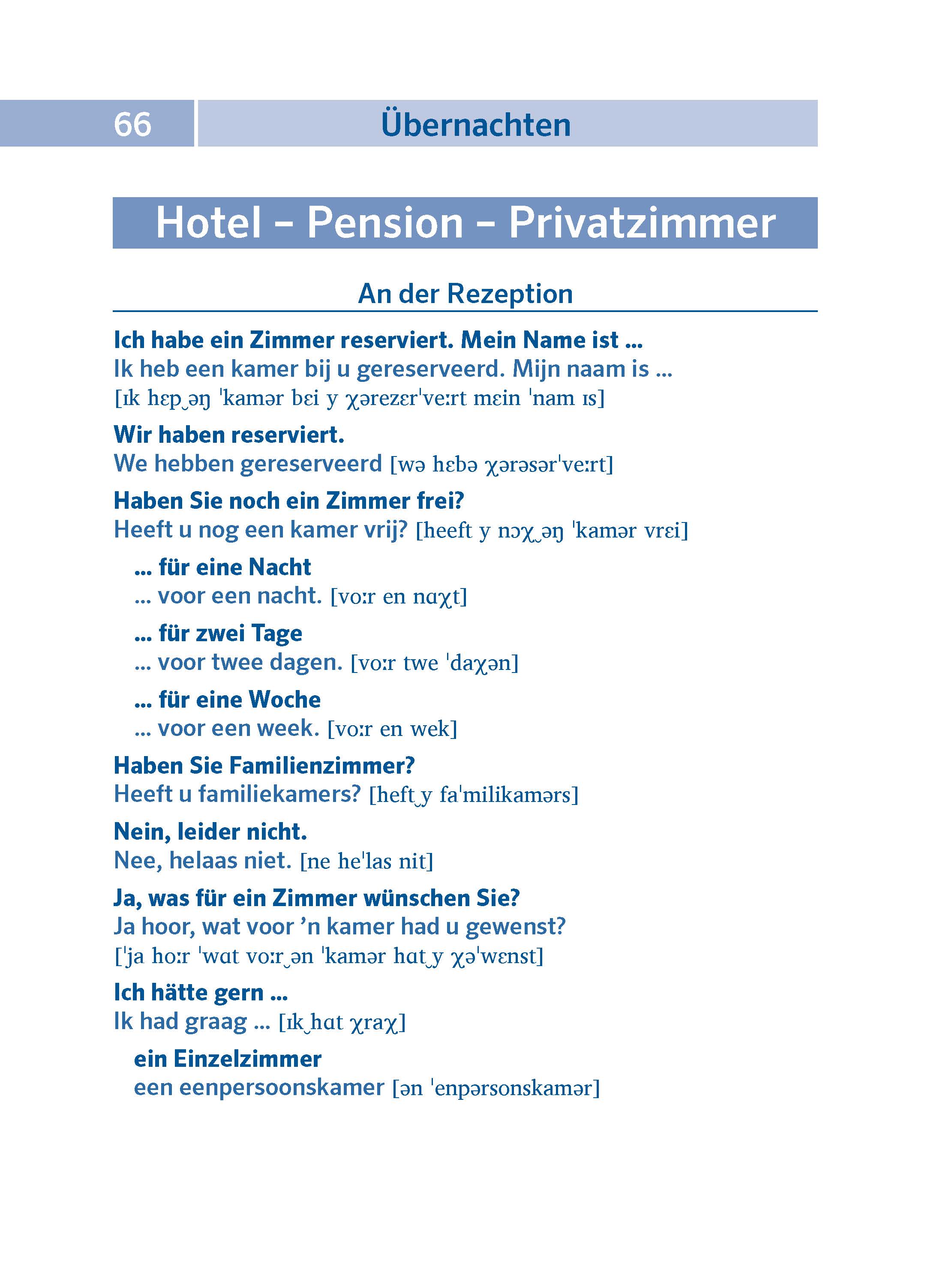 PONS Pocket-Sprachführer Niederländisch