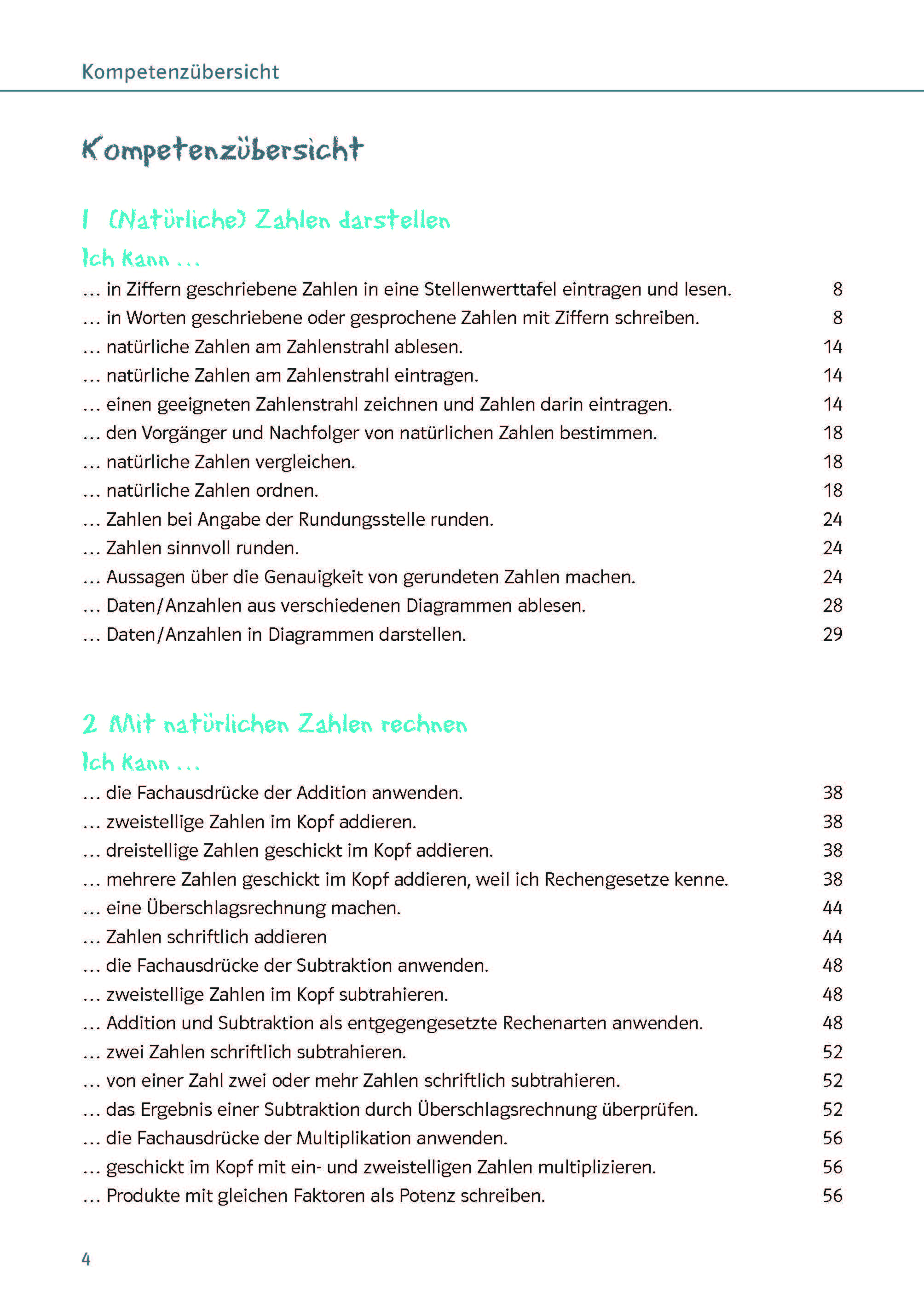 Klett Ich kann … Mathe Ganze Zahlen 5./6. Klasse