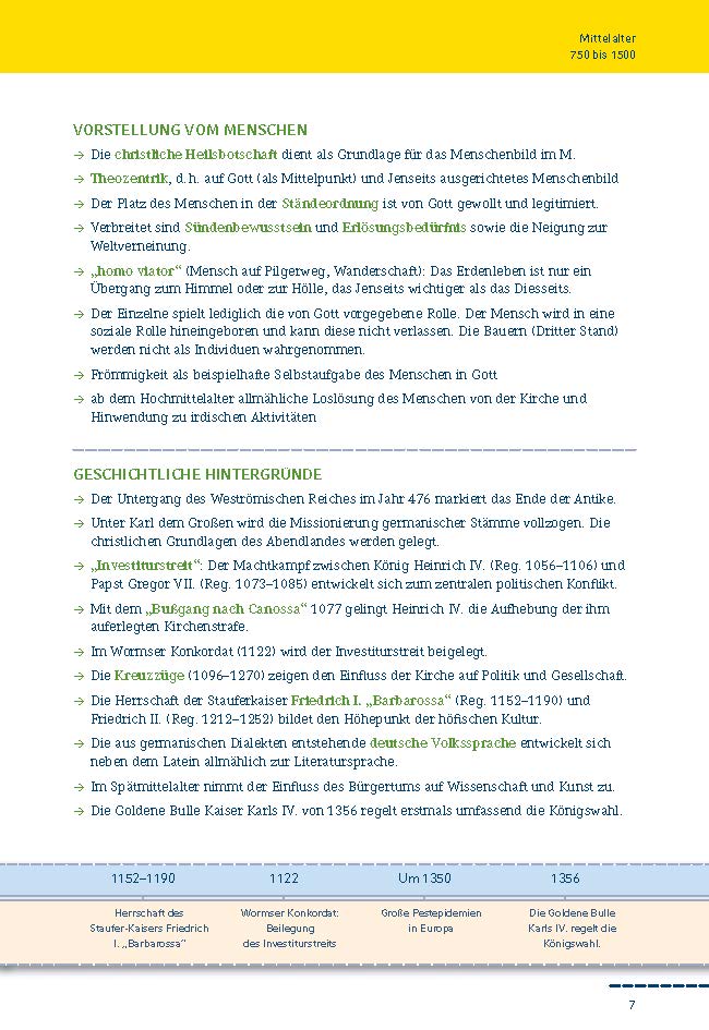 Epochen der deutschen Literatur