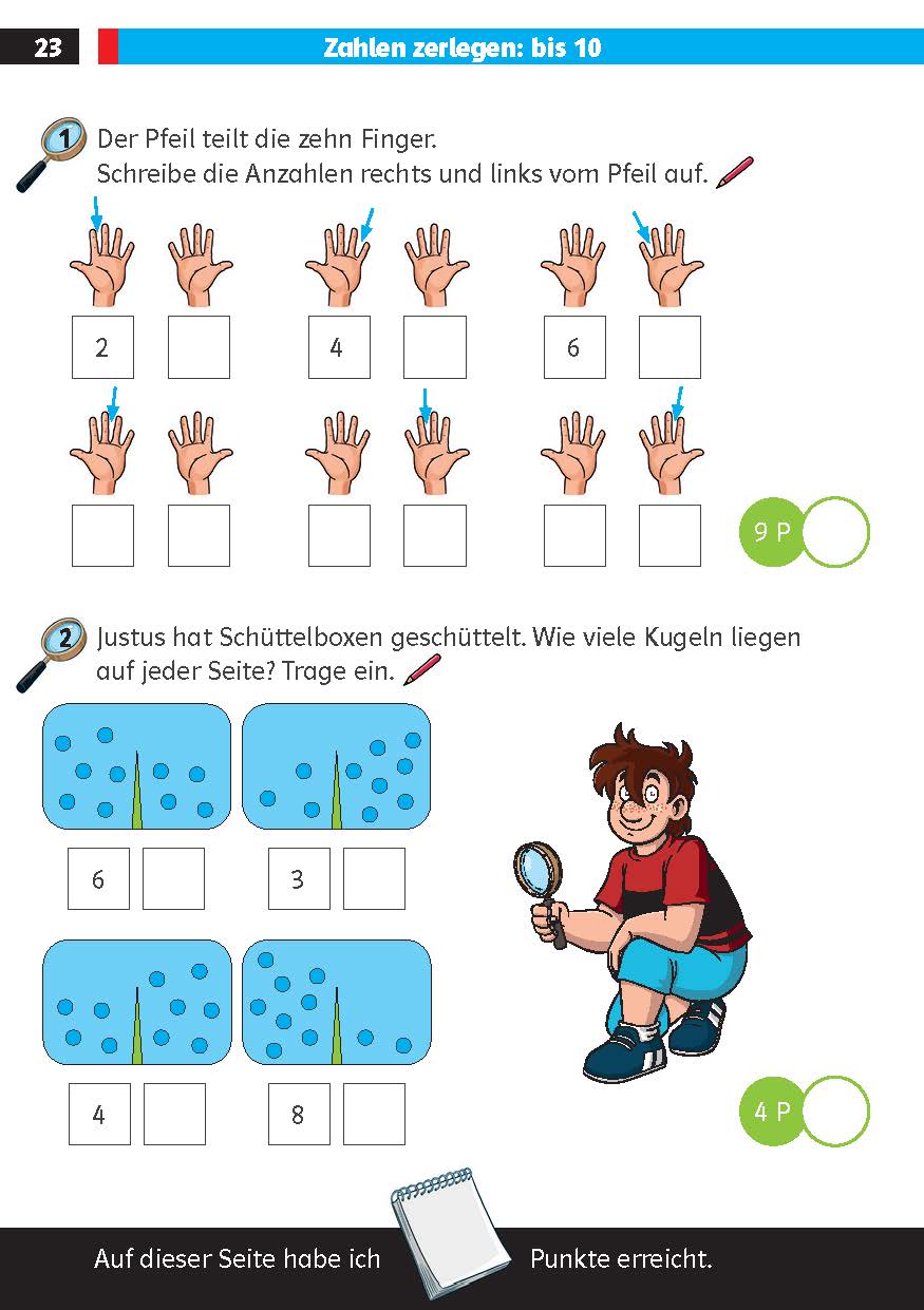 Die drei ??? Kids: Mein Matheblock 1. Klasse