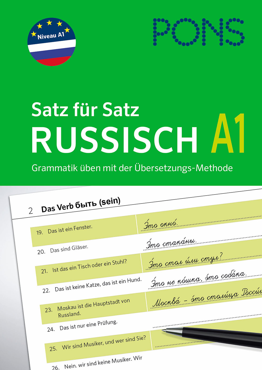 PONS Satz für Satz Russisch Grammatik A1