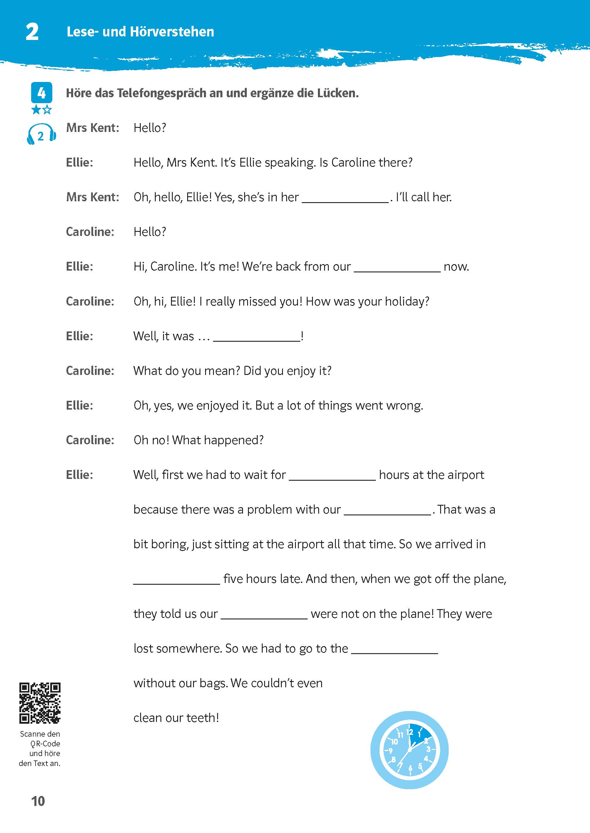 Klett 10-Minuten-Training Englisch Lese- und Hörverstehen 6. Klasse