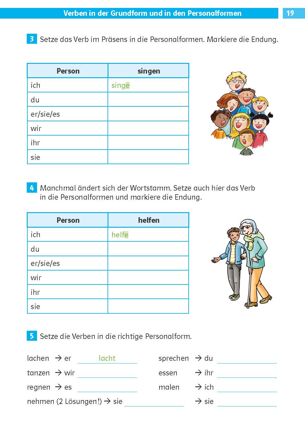 Klett Die Deutsch-Helden: Grammatik 3. Klasse