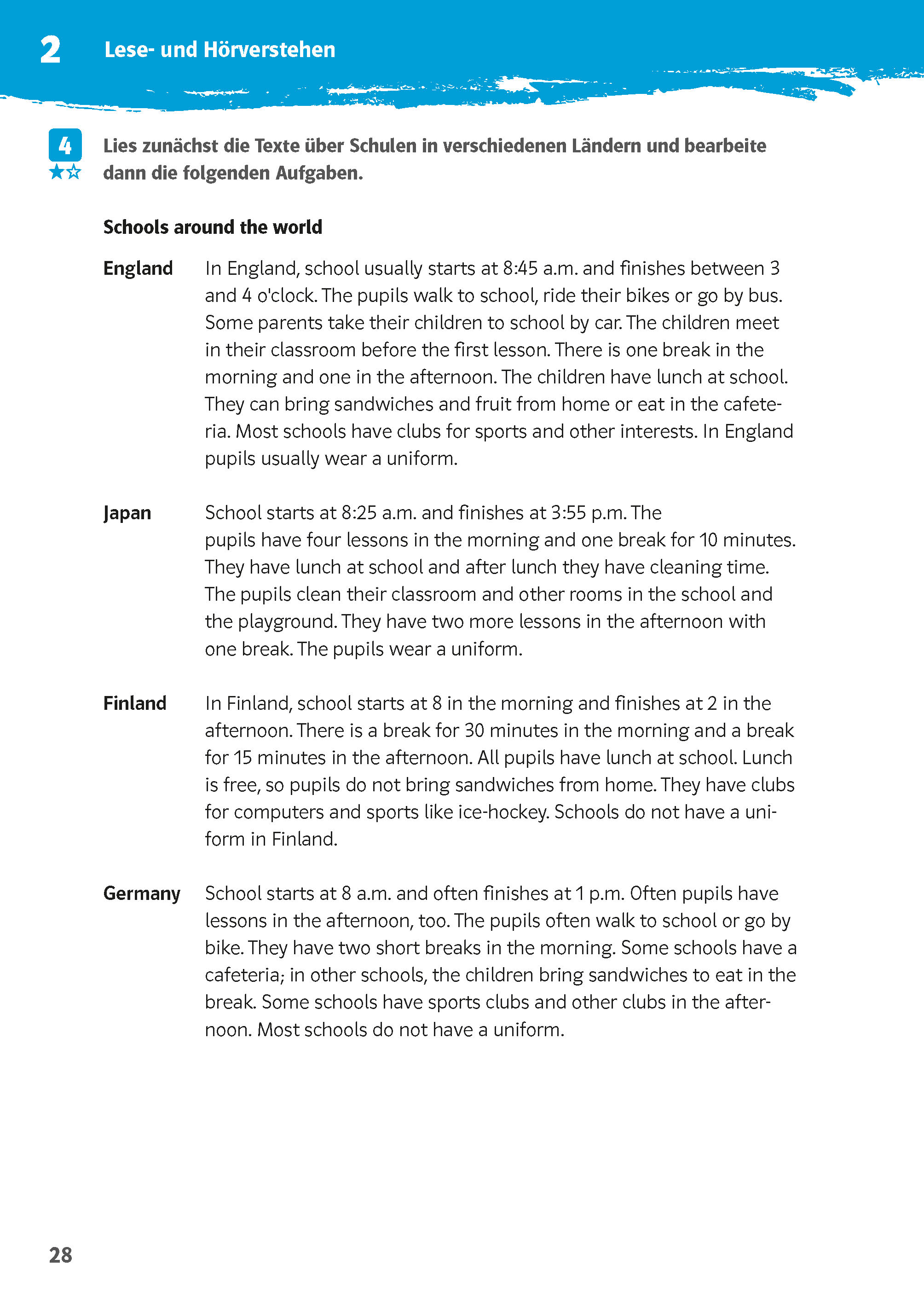Klett 10-Minuten-Training Englisch Lese- und Hörverstehen 5. Klasse