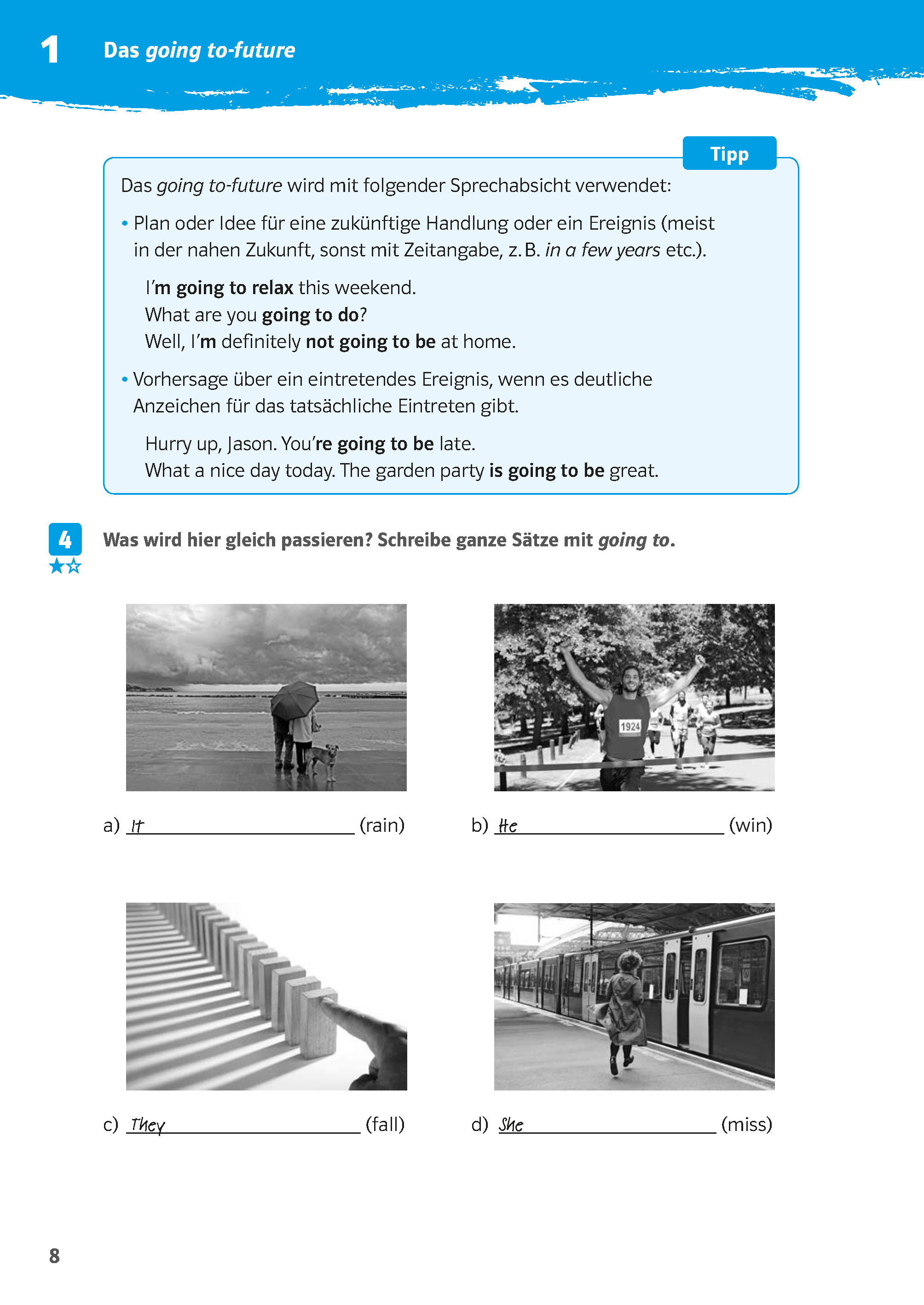 Klett 10-Minuten-Training Englisch Grammatik Future Tenses 6.- 8. Klasse