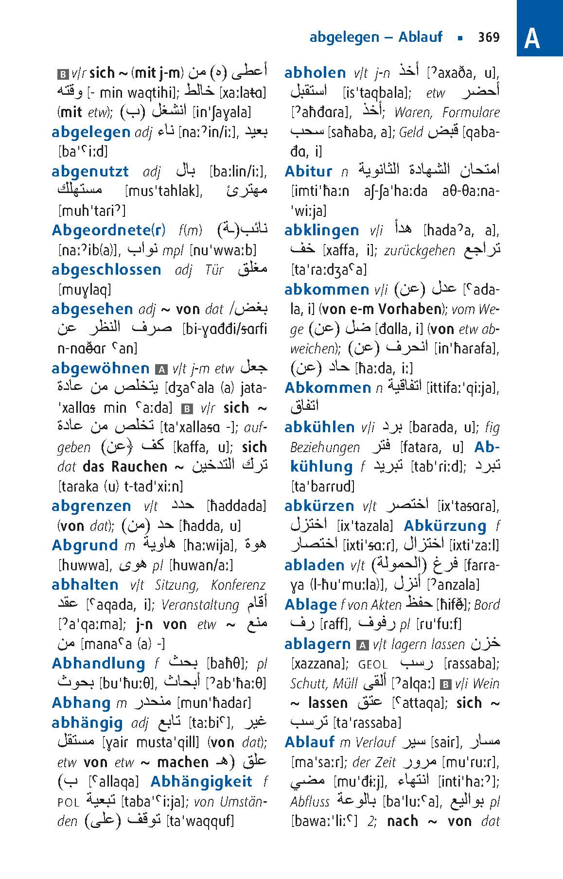 Langenscheidt Praktisches Wörterbuch Arabisch