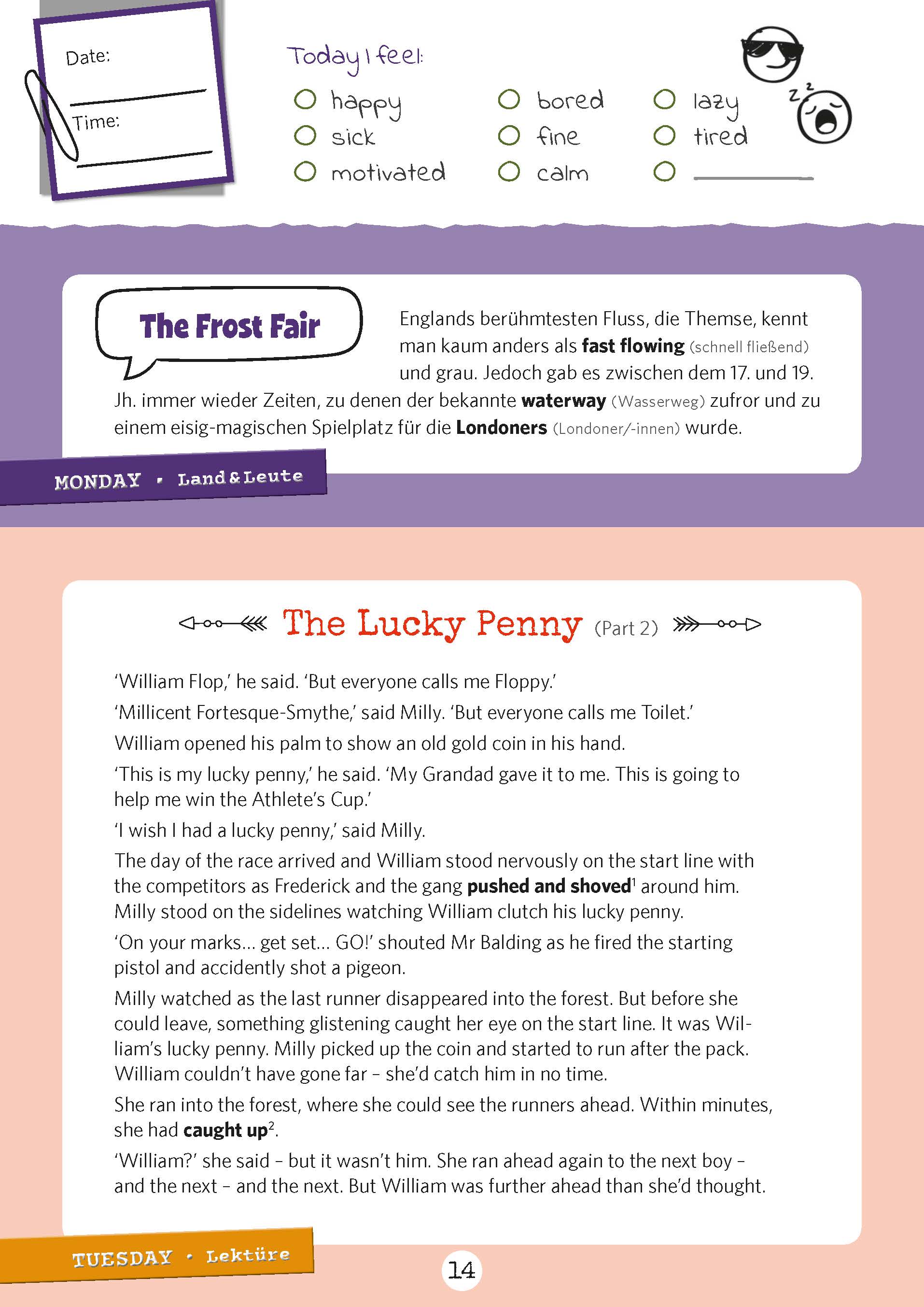 PONS 365 Auszeiten Englisch