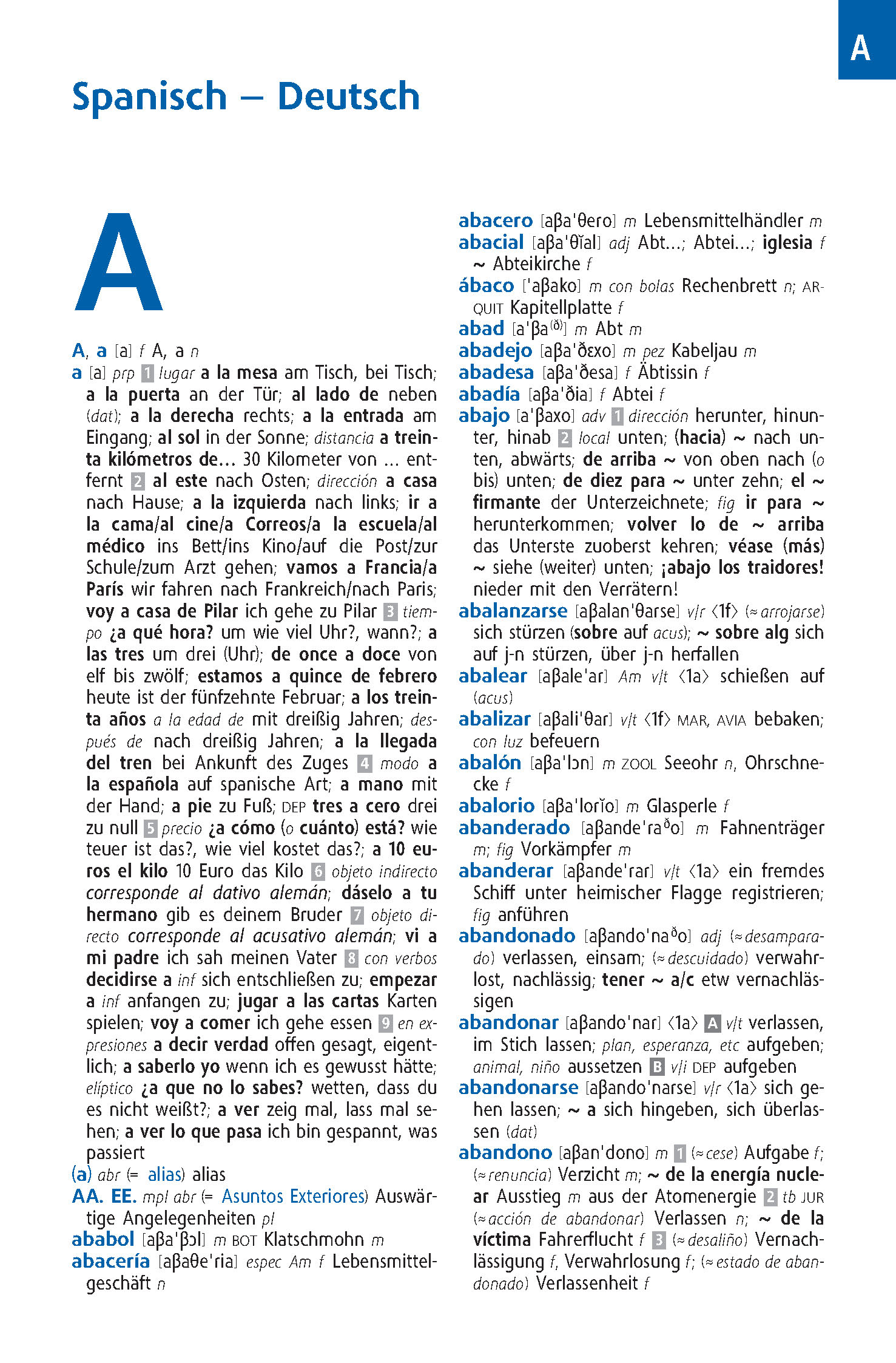 Langenscheidt Abitur-Wörterbuch Spanisch Klausurausgabe