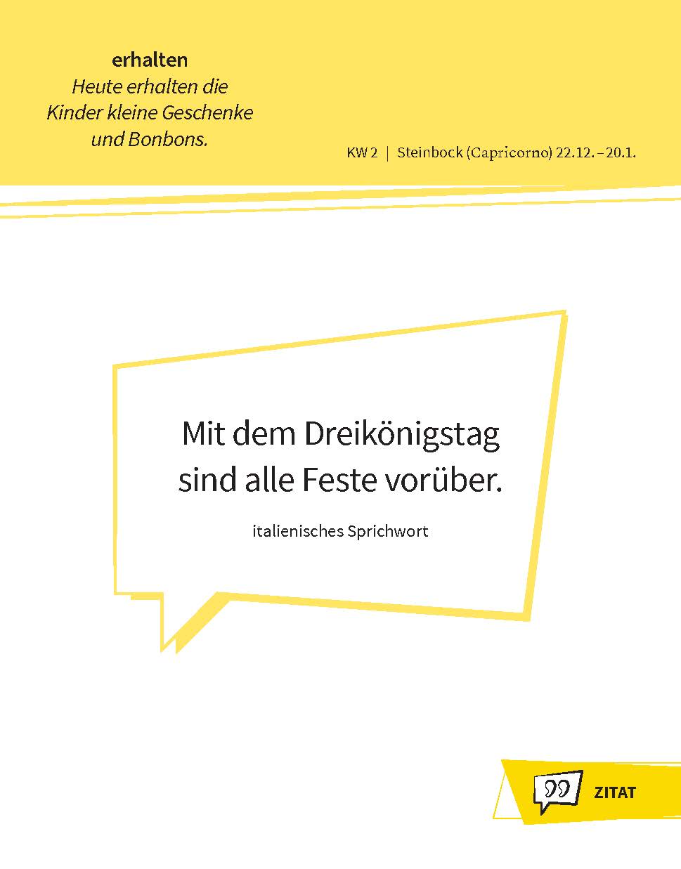 Langenscheidt Sprachkalender Italienisch 2026