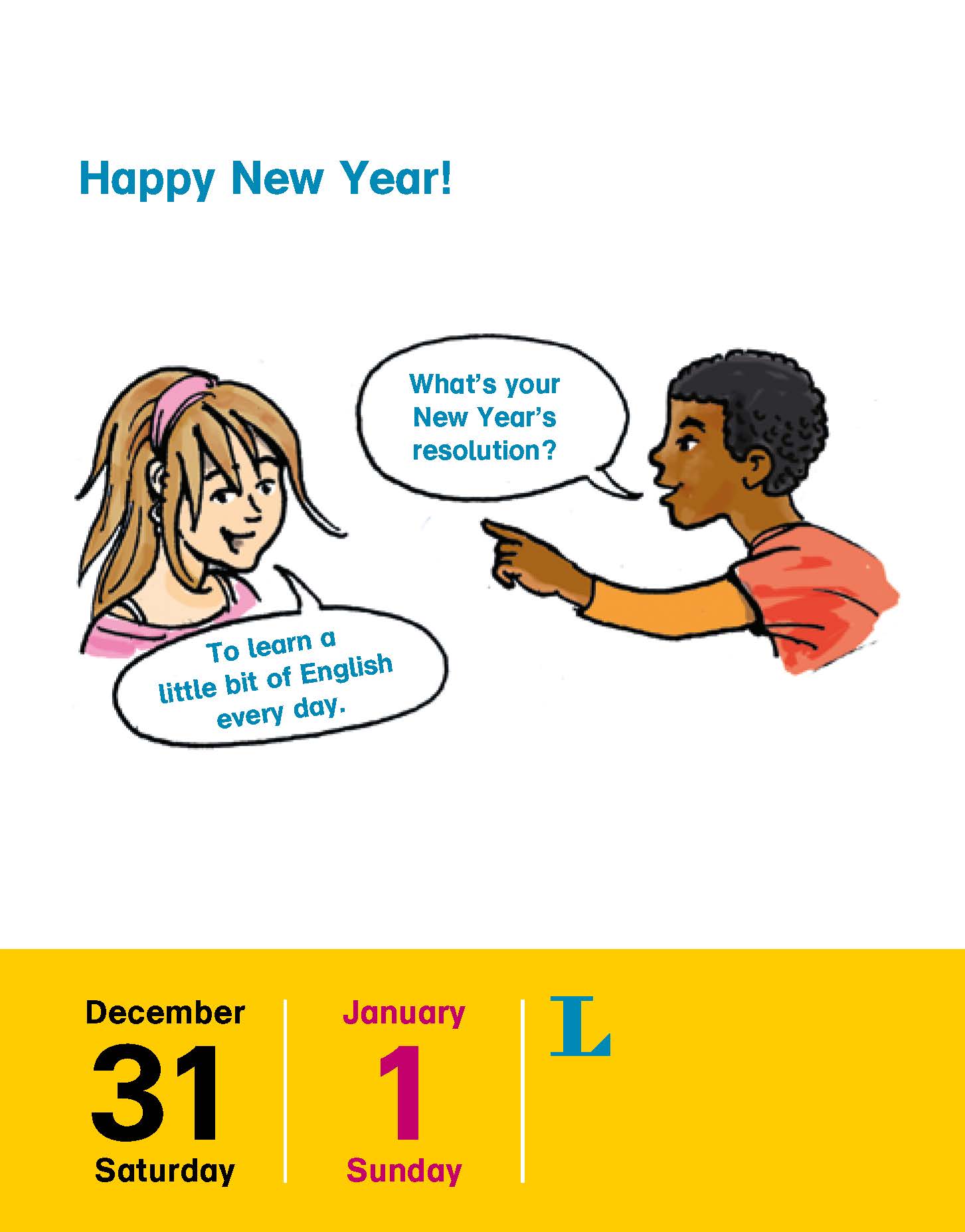 Langenscheidt Kinderkalender Englisch 2023