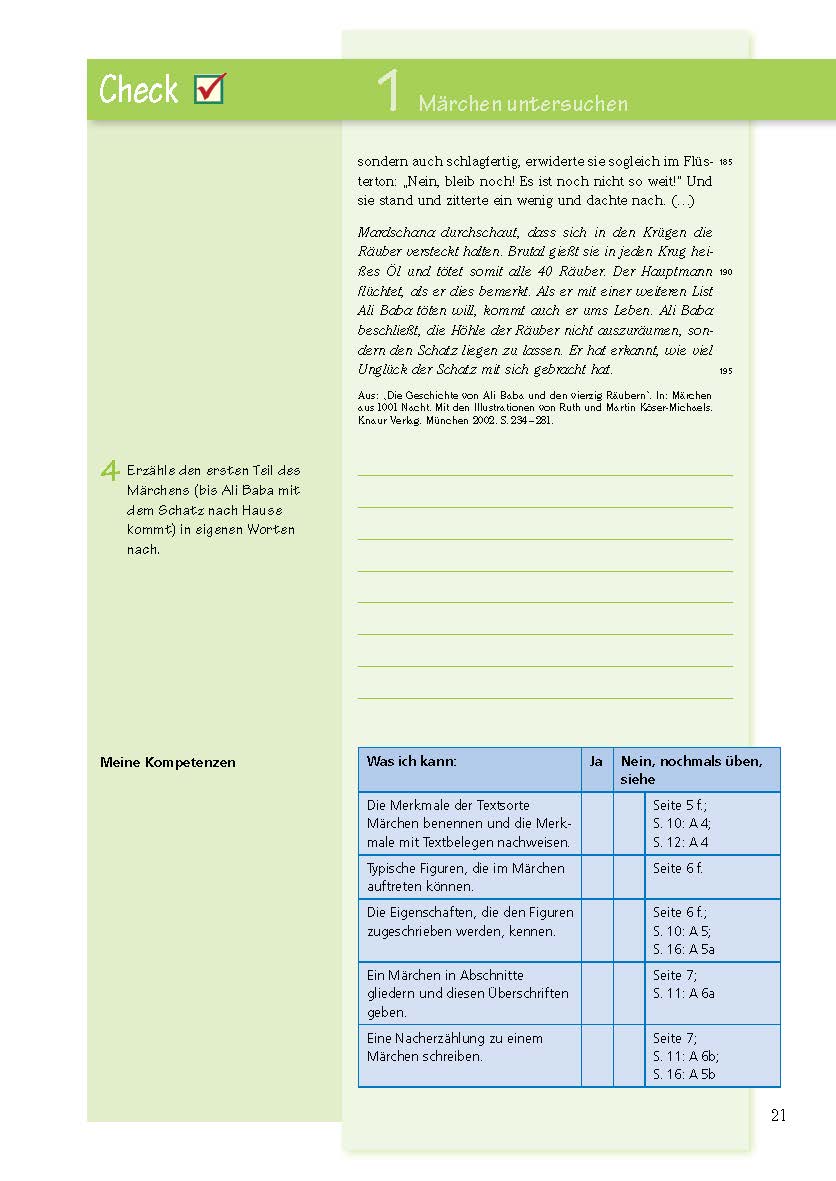 Auf den Punkt gebracht: Märchen, Sagen und Fabeln untersuchen – Deutsch 5./6. Klasse