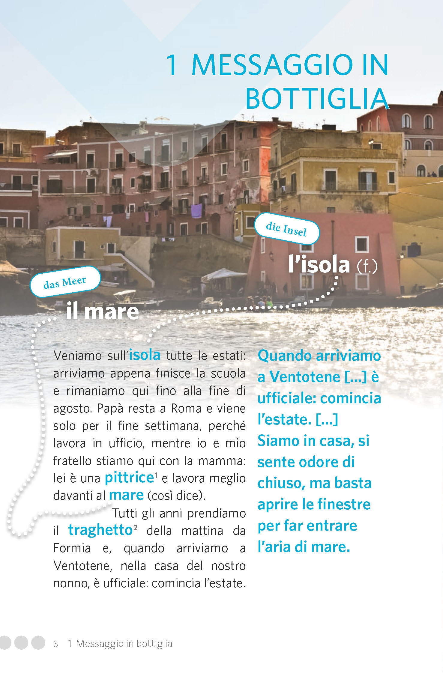 PONS Lektüre in Bildern Italienisch A1-A2 – Bagno di mezzanotte