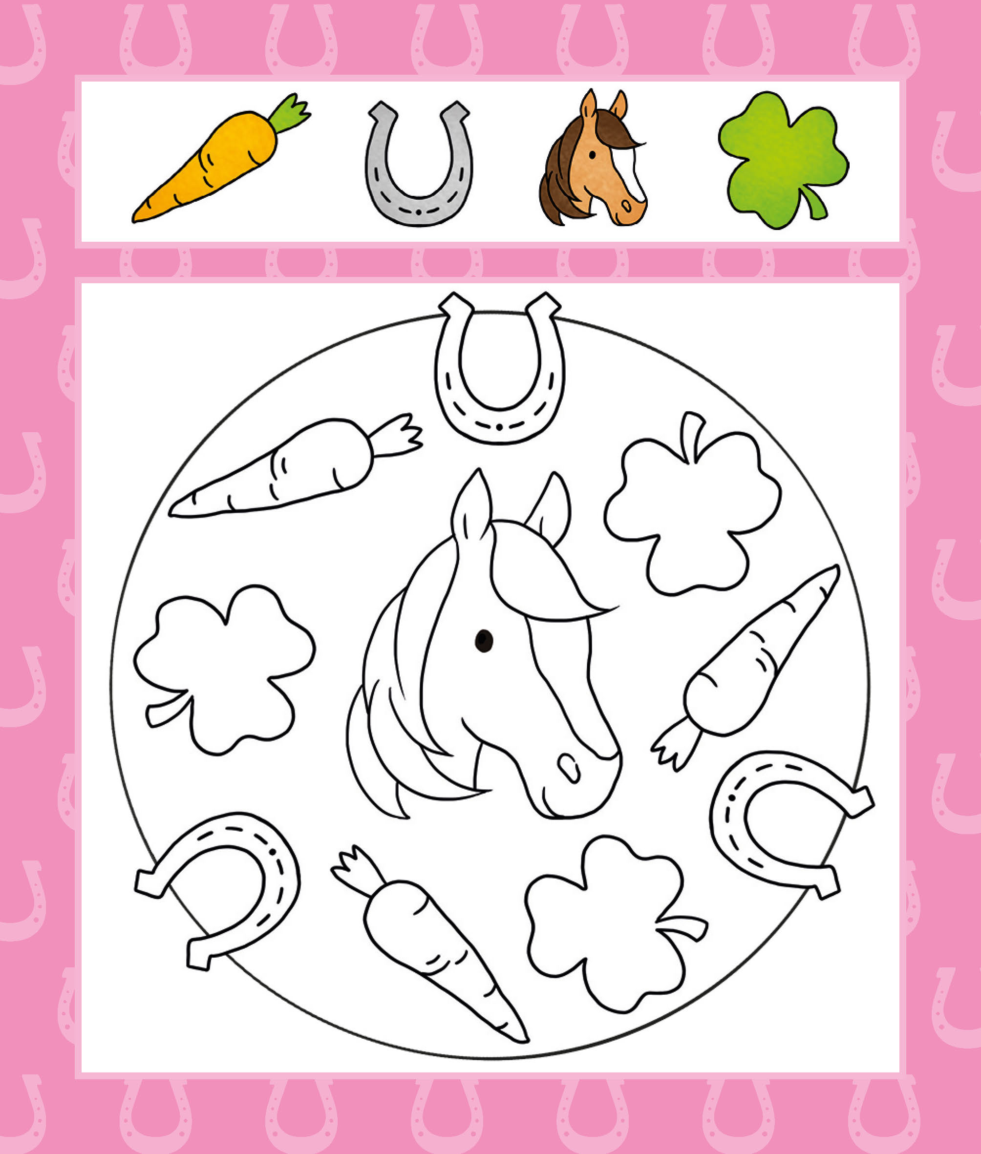 Klett Mein Lieblings-Block Pferdestarke Rätselspiele